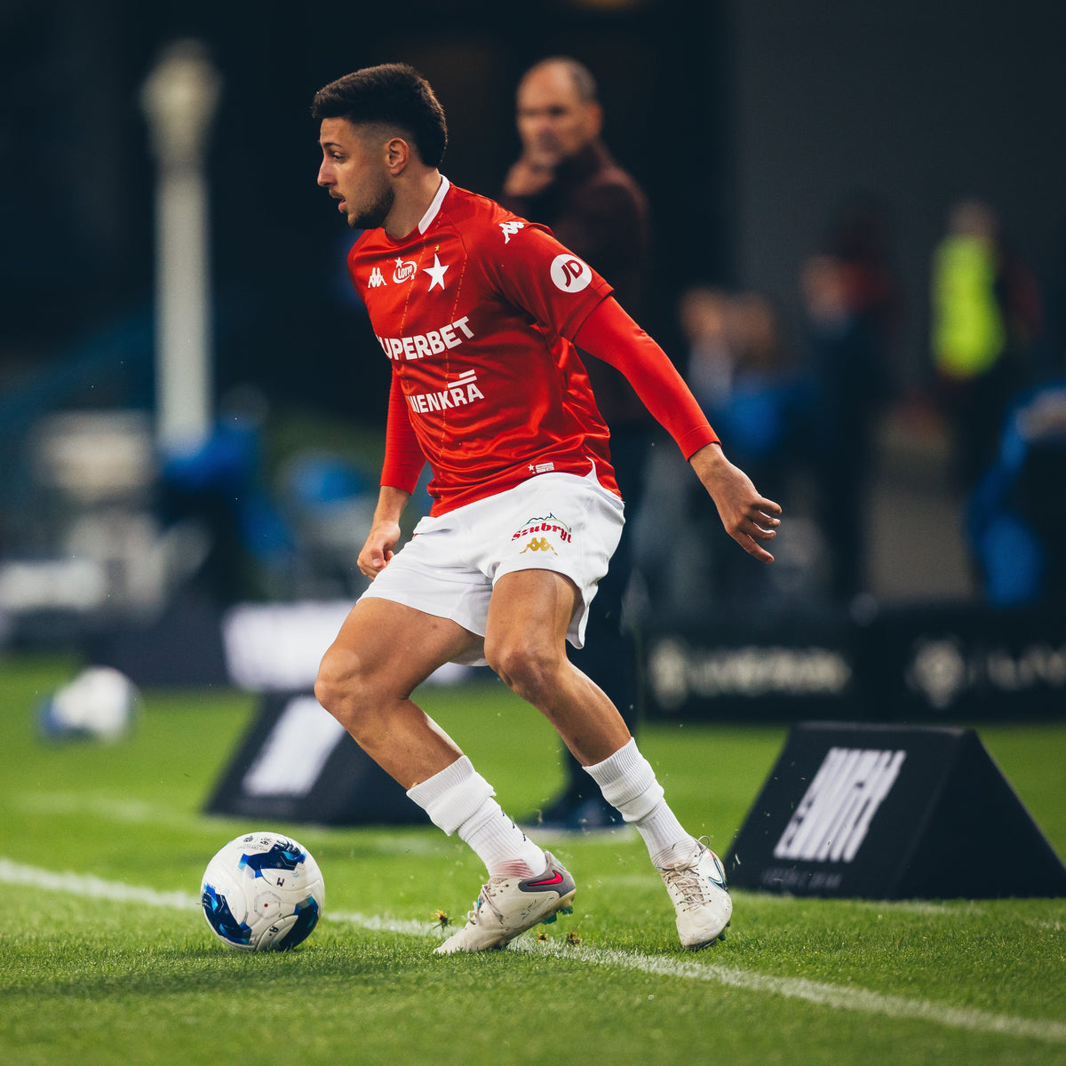 MATCH WORN | Wisła Kraków – Śląsk Wrocław | Marko Božić - TS Wisła Kraków 1906 - Przestrzeń Białej Gwiazdy