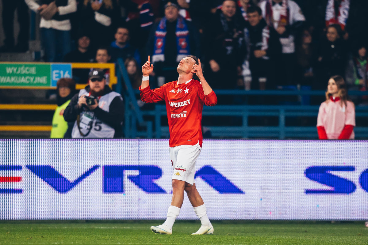 MATCH WORN | Wisła Kraków - Raków Częstochowa | Julius Ertlthaler - TS Wisła Kraków 1906 - Przestrzeń Białej Gwiazdy