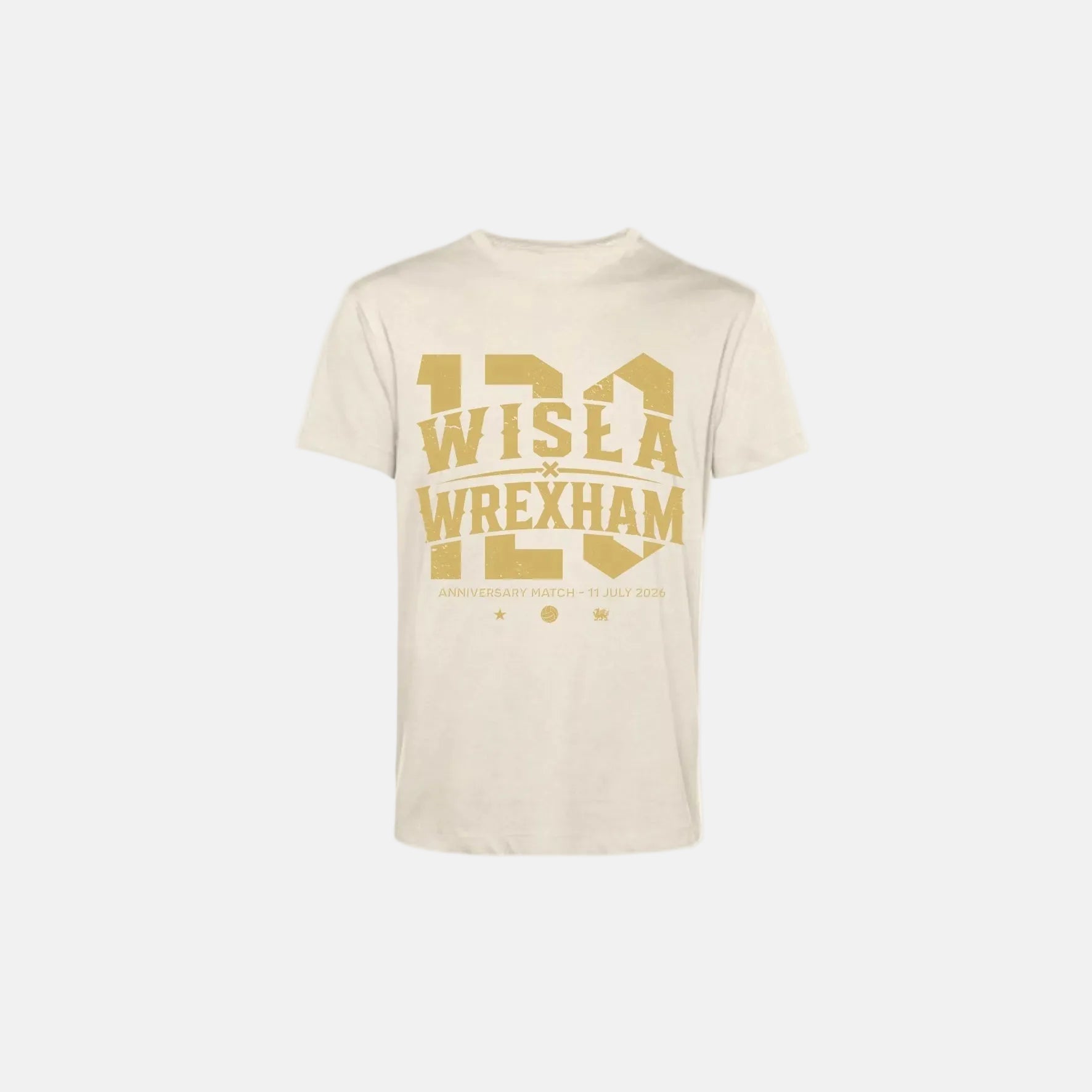 T-shirt Wisła Wrexham 120 - biały - Official FanShop - TS Wisła Kraków SA