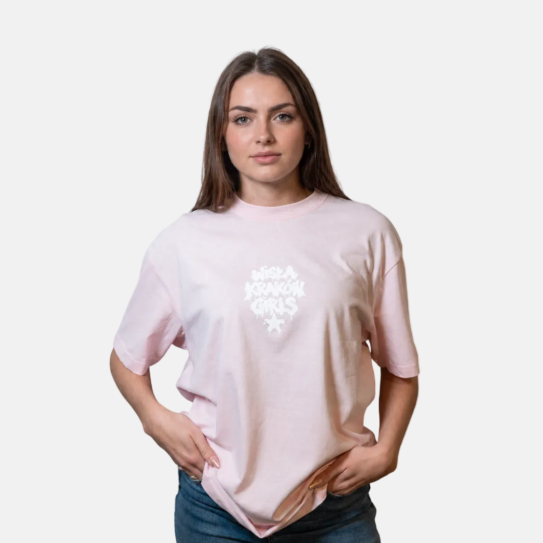 T-shirt Wisła Kraków Girls - różowy - TS Wisła Kraków 1906 - Przestrzeń Białej Gwiazdy