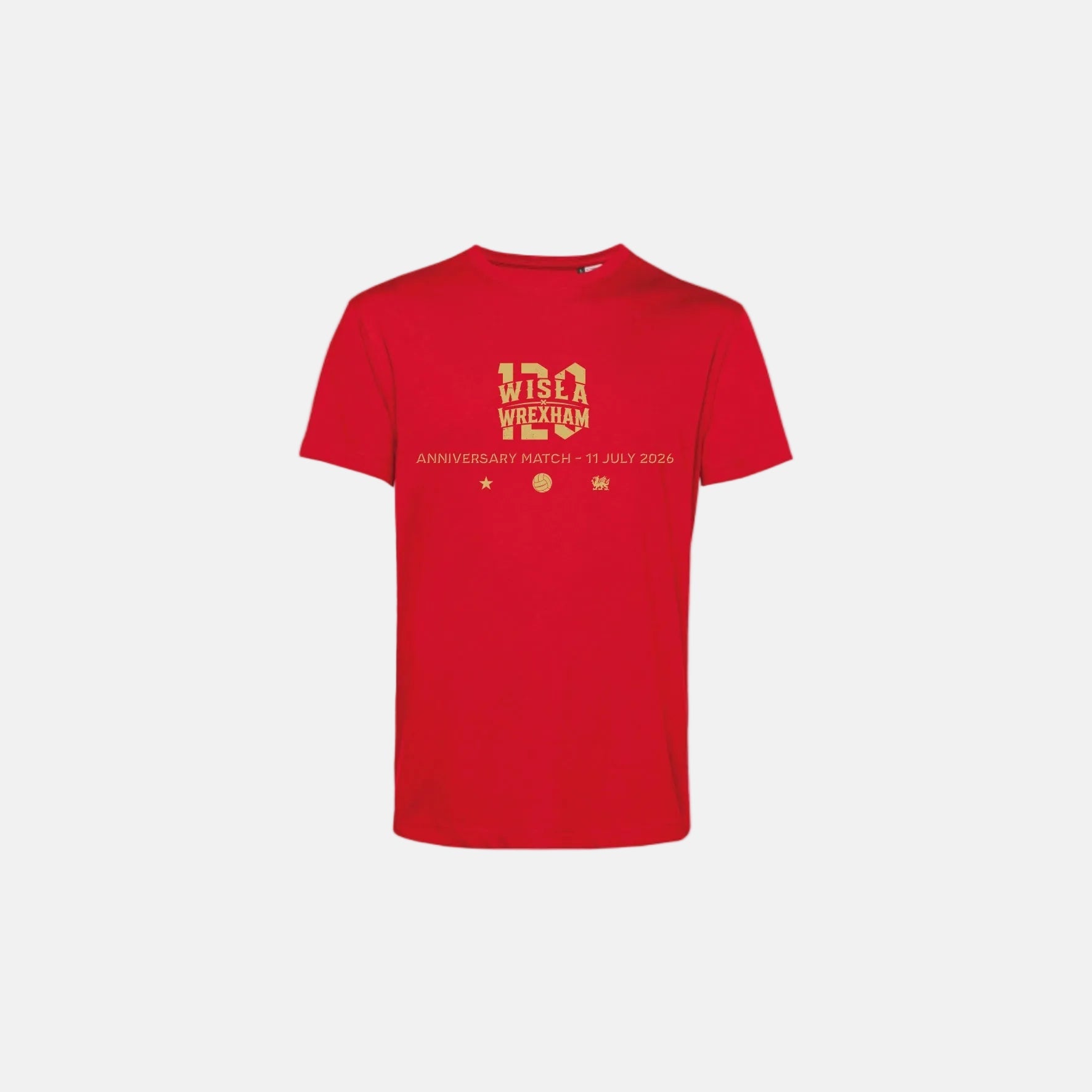 T-shirt Wisła Wrexham 120 - czerwony - Official FanShop - TS Wisła Kraków SA
