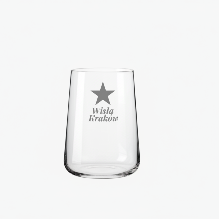Szklanka gwiazda - 490 ml - Wisła Kraków® Official Platform