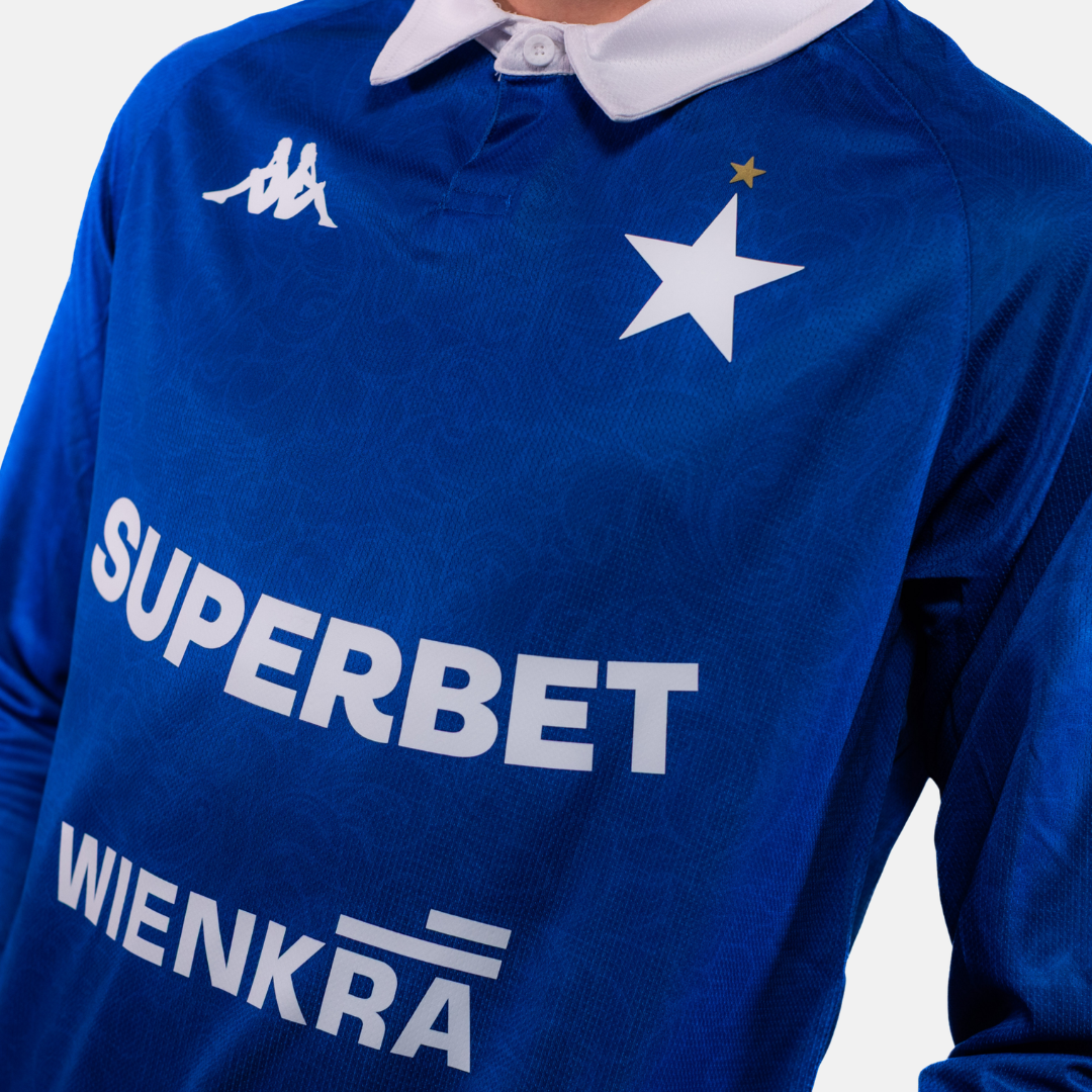 Kappa koszulka meczowa 26/27 LS- niebieska - TS Wisła Kraków 1906 - Przestrzeń Białej Gwiazdy