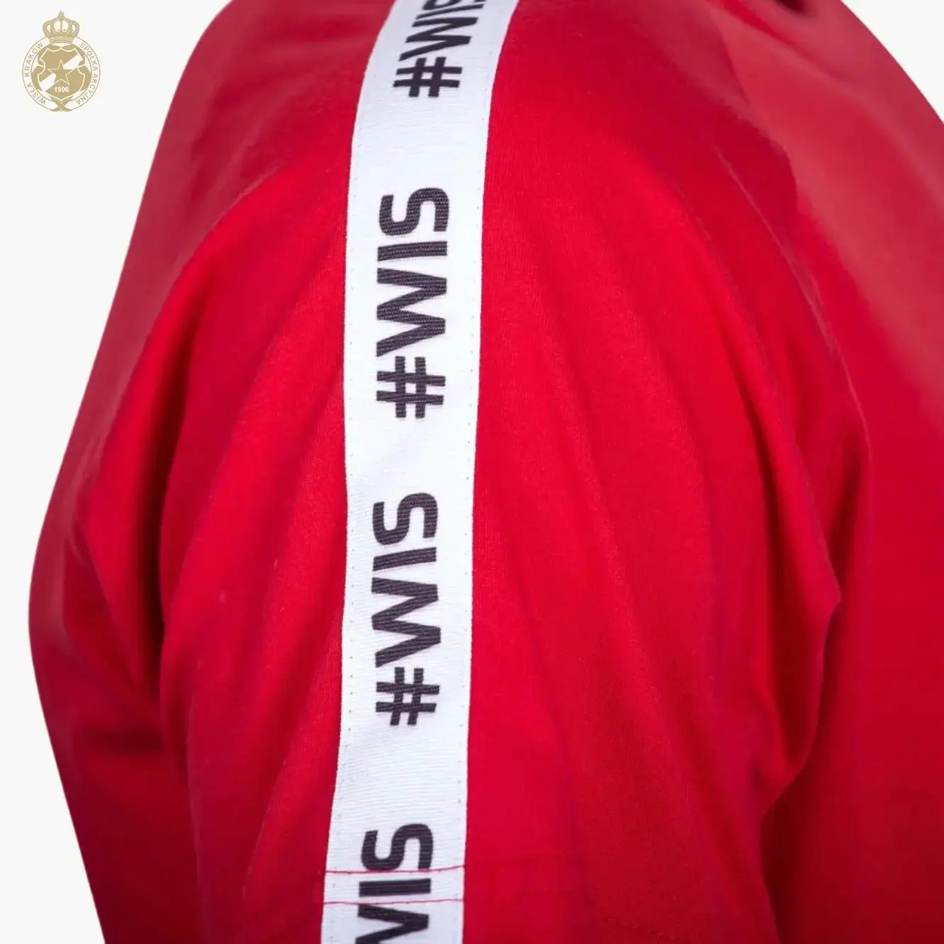 T-shirt dziecięcy #Wis - czerwony Official FanShop - TS Wisła Kraków SA