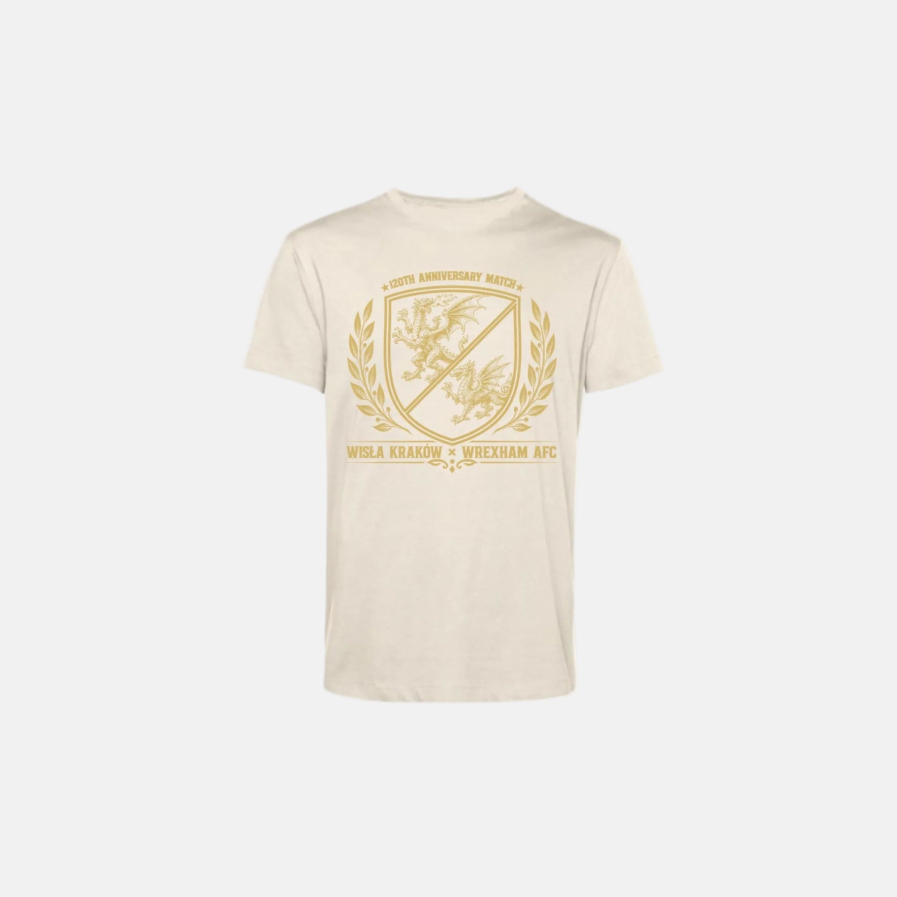 T-shirt Wisła Wrexham Smoki  - biały - Wisła Kraków® Official Platform