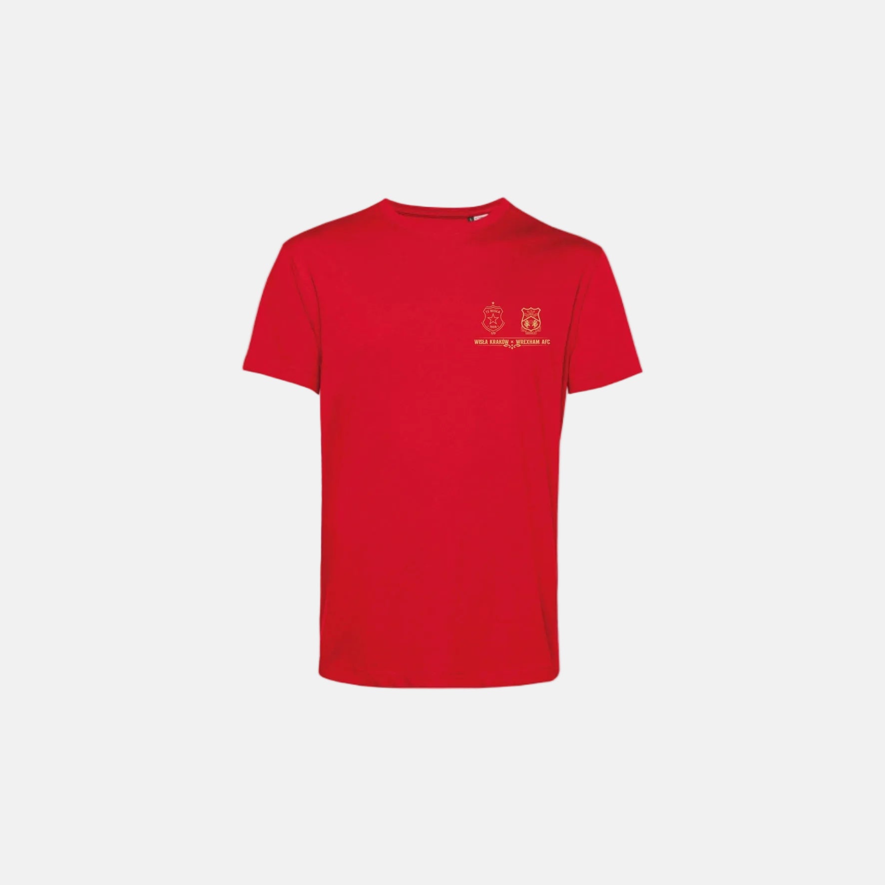 T-shirt Wisła Wrexham Smoki - czerwony - Wisła Kraków® Official Platform
