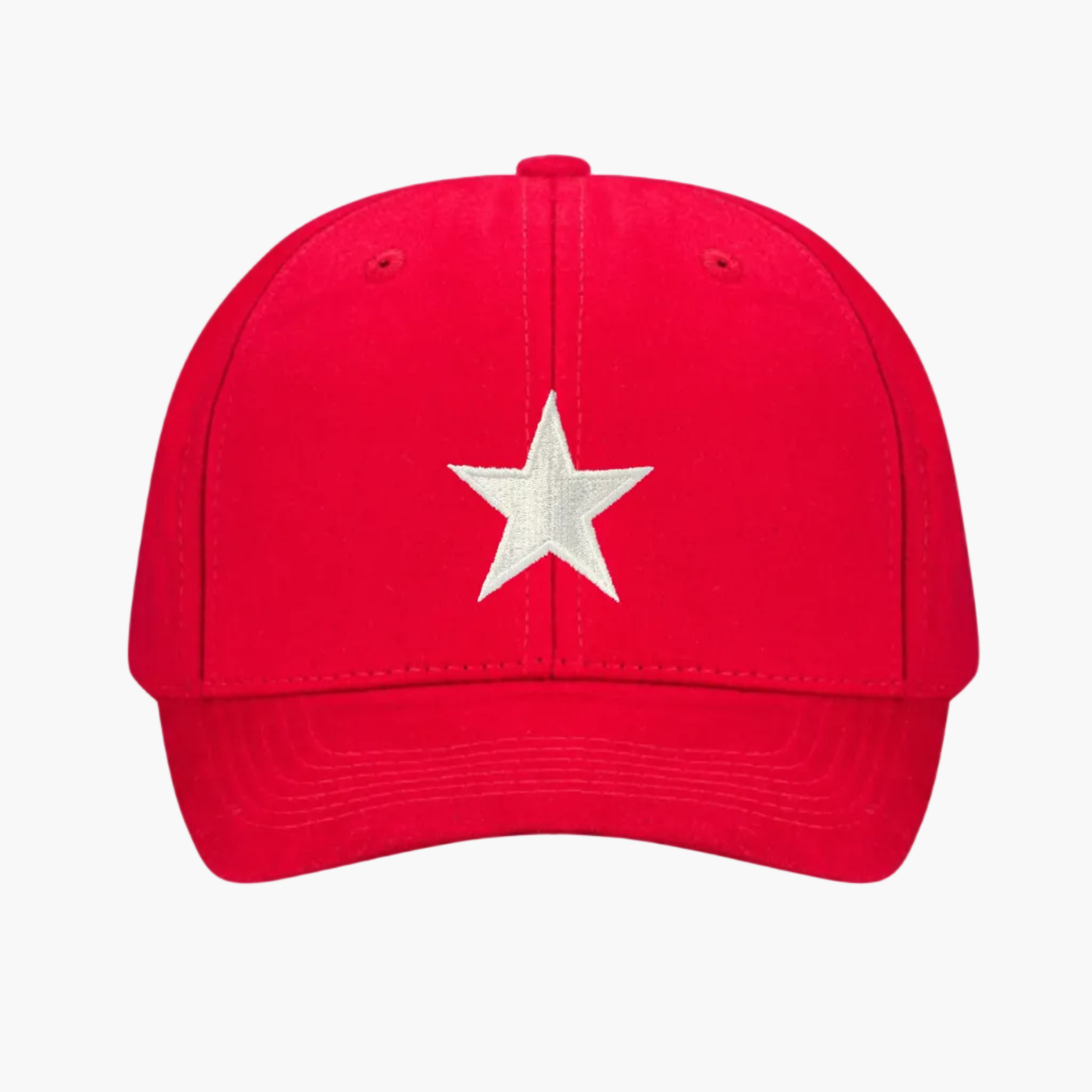 Czapka z daszkiem dziecięca biała gwiazda - czerwona - Wisła Kraków Offical FanShop