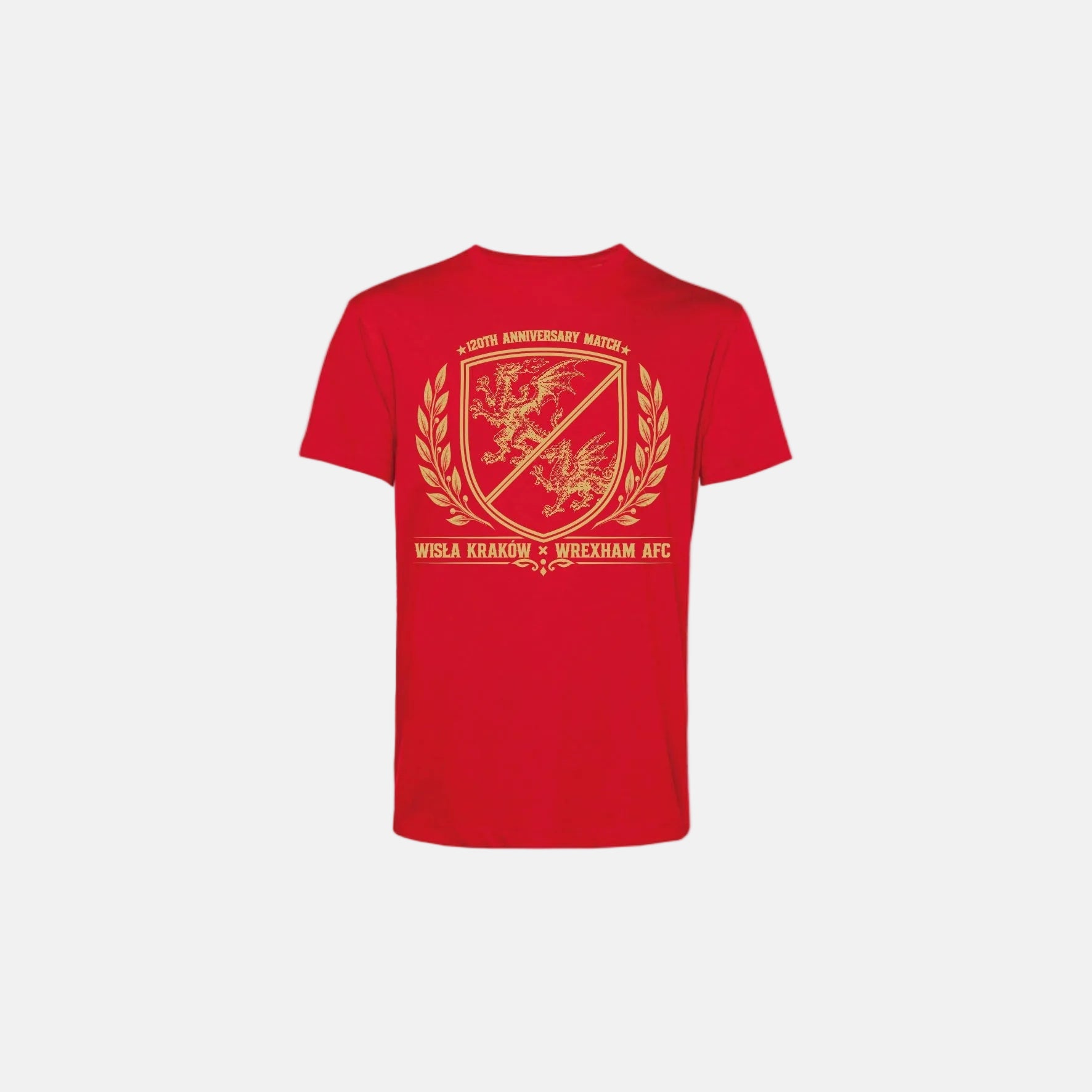 T-shirt Wisła Wrexham Smoki - czerwony - Wisła Kraków® Official Platform
