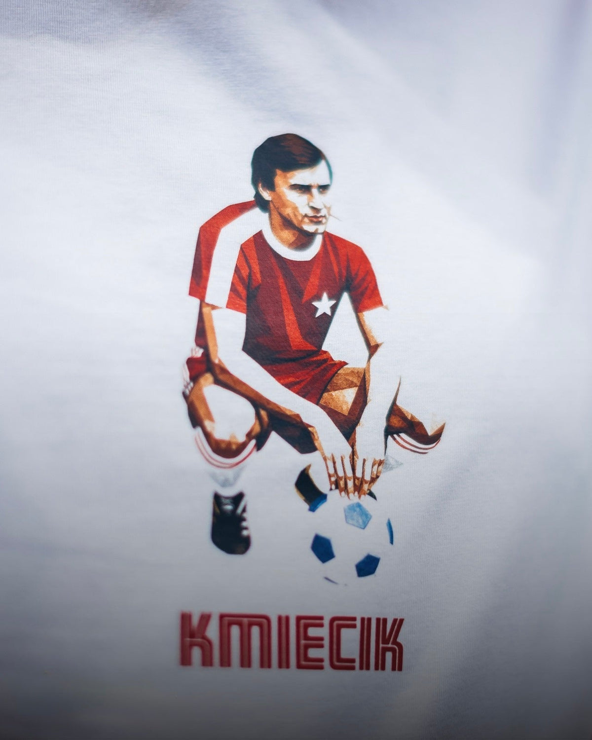 T-shirt Kmiecik - biały - TS Wisła Kraków 1906 - Przestrzeń Białej Gwiazdy