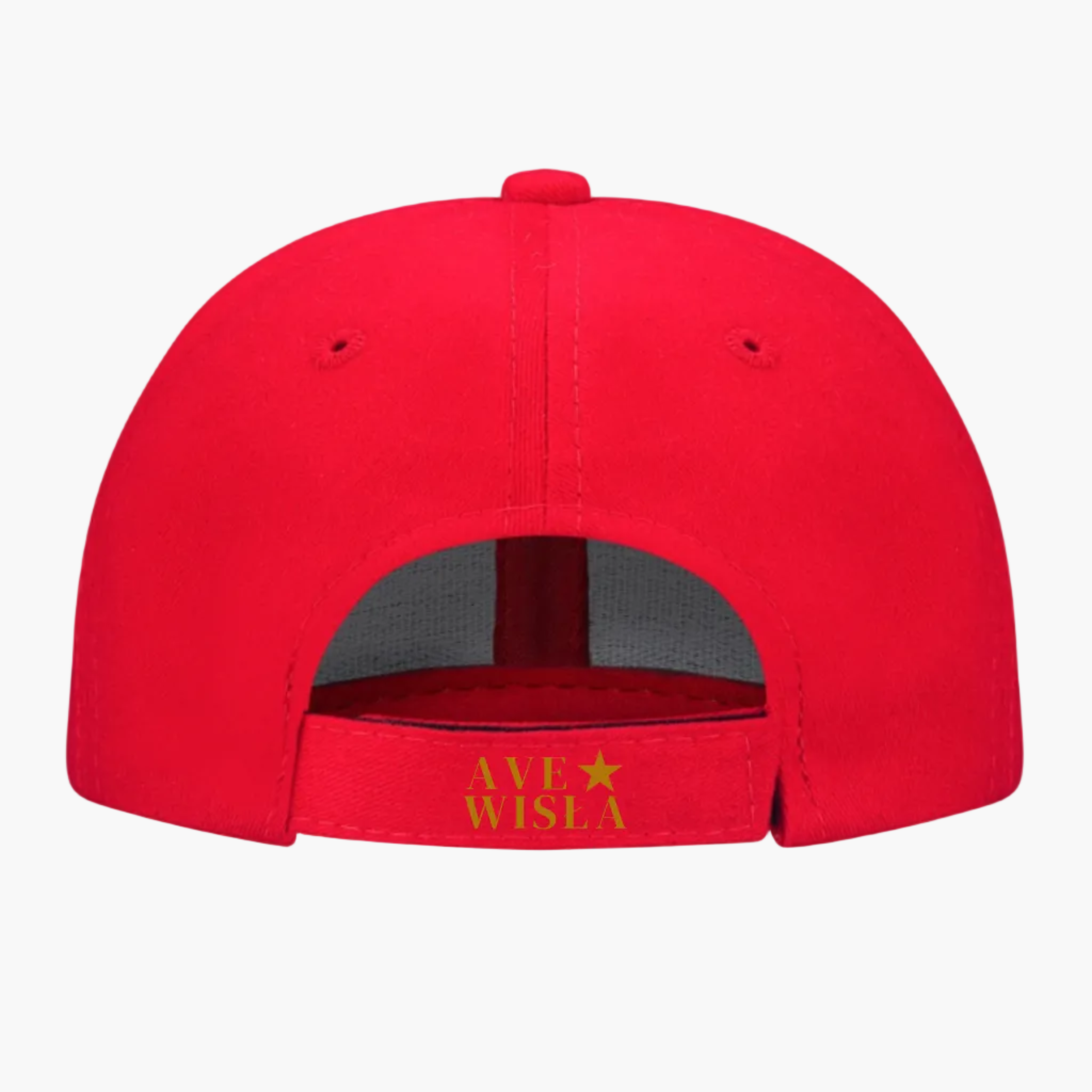 Czapka z daszkiem dziecięca biała gwiazda - czerwona - Wisła Kraków Offical FanShop