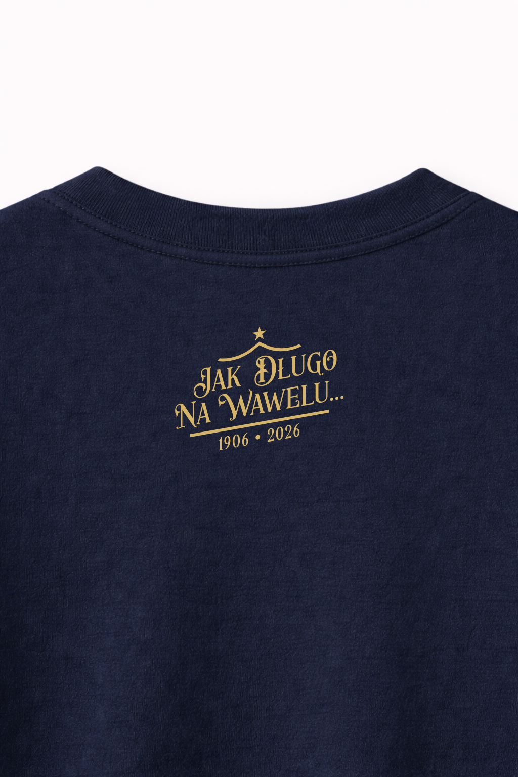 T-shirt Herb 120 - granatowy - Wisła Kraków® Official Platform
