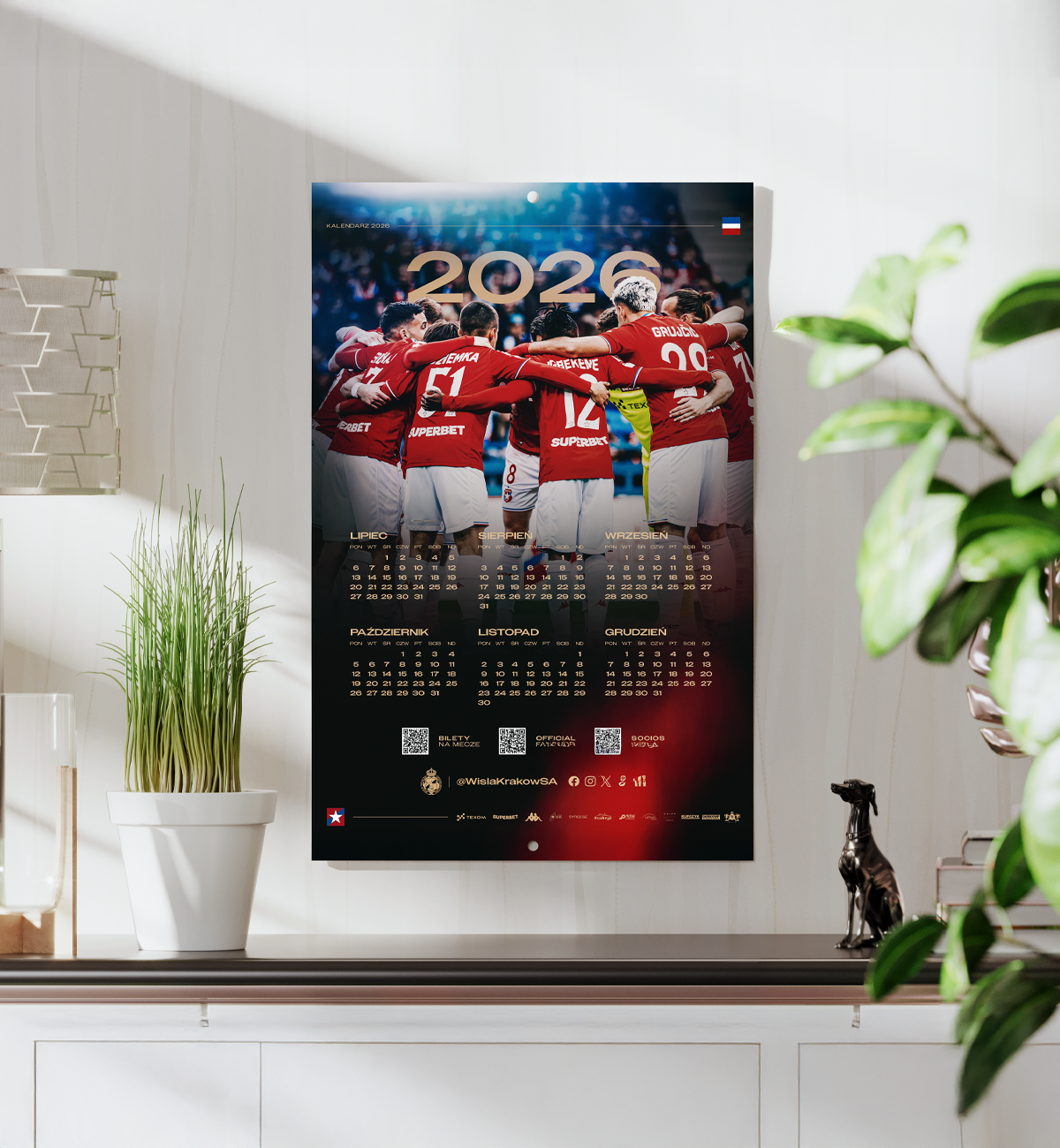 Kalendarz ścienny B1 - 2026