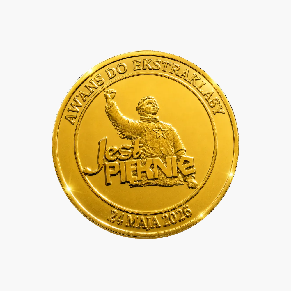 Medal pamiątkowy - kolekcja Kibica AWANS - Official FanShop - TS Wisła Kraków SA