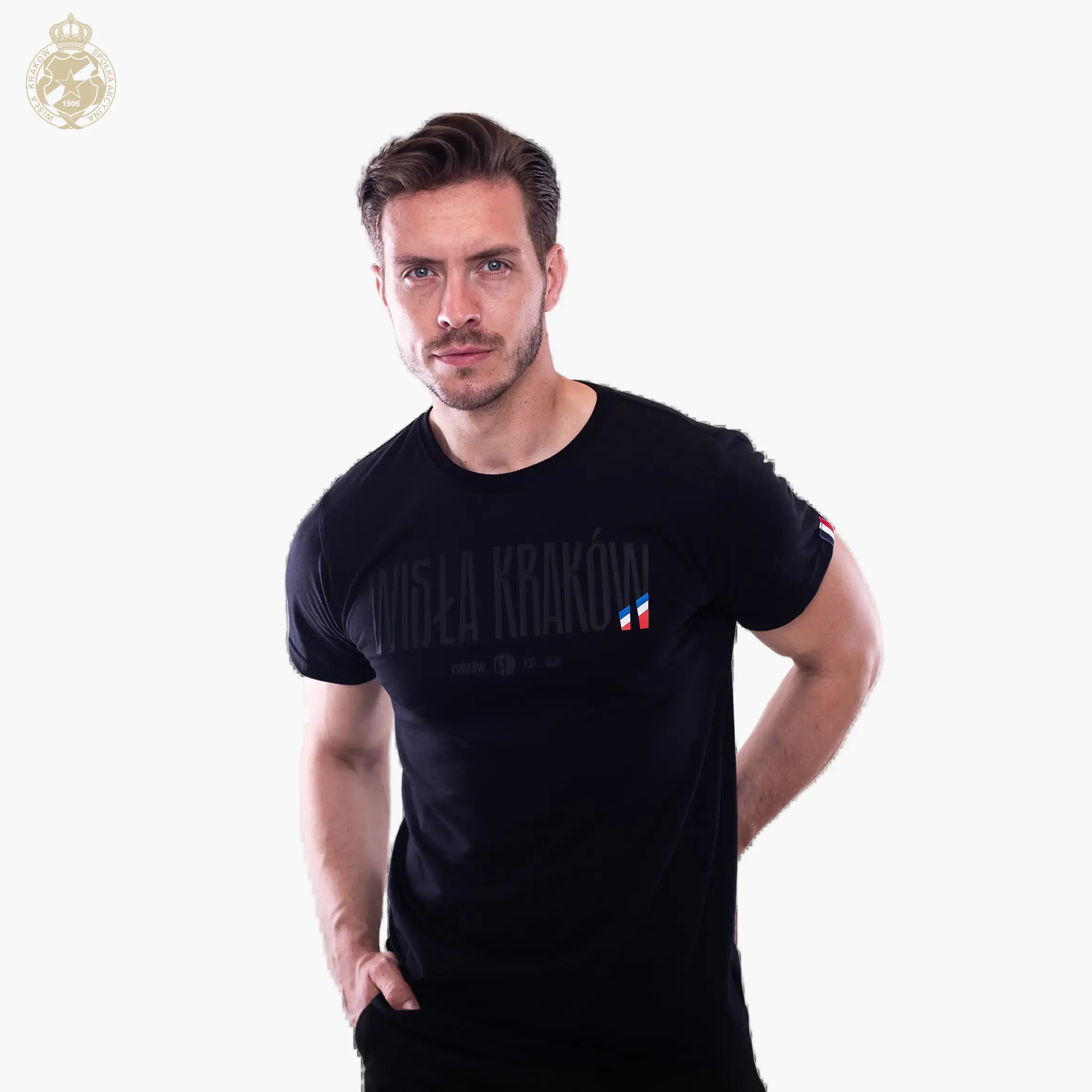 T-shirt Wisła Kraków - czarny Official FanShop - TS Wisła Kraków SA