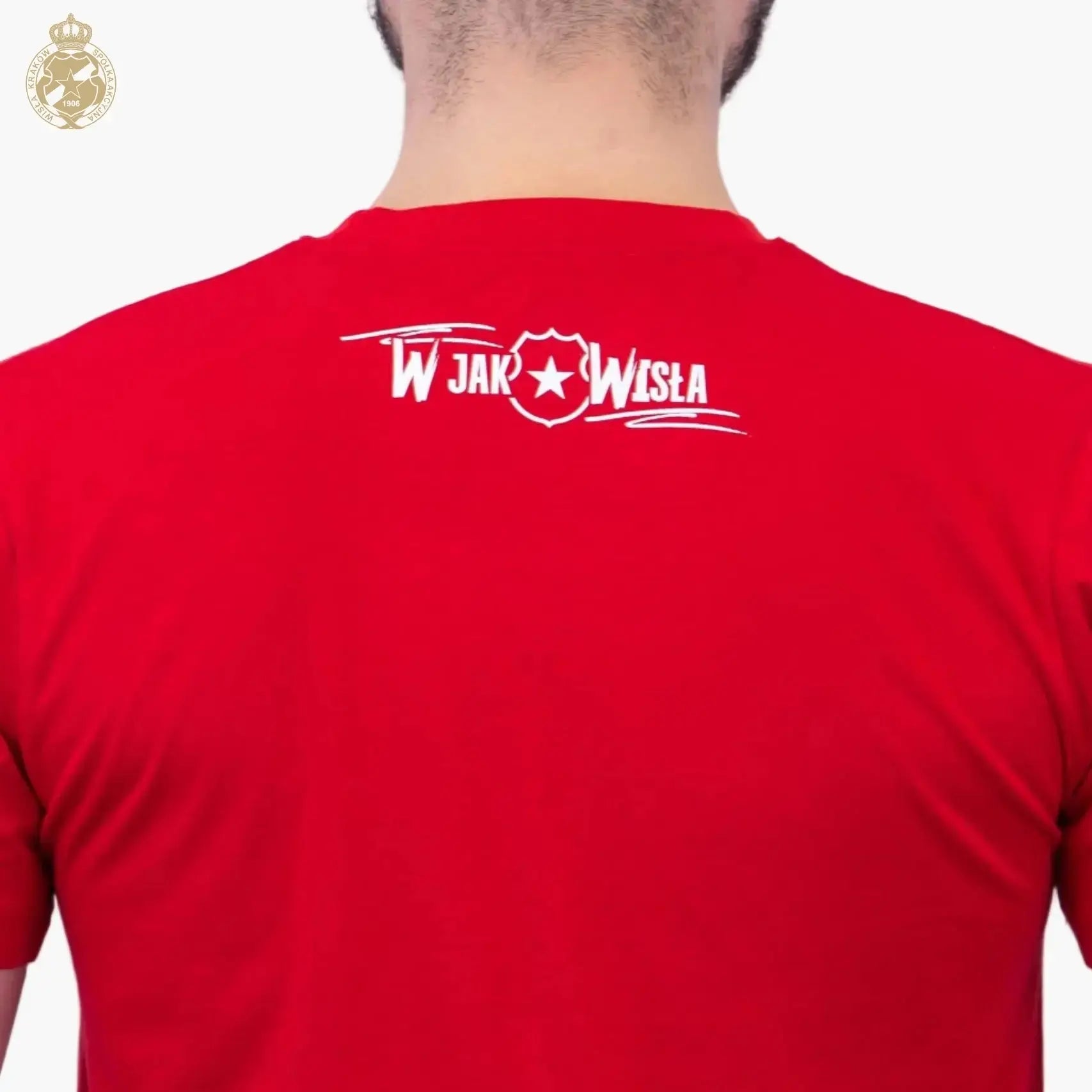 T-shirt W jak Wisła - czerwony Official FanShop - TS Wisła Kraków SA