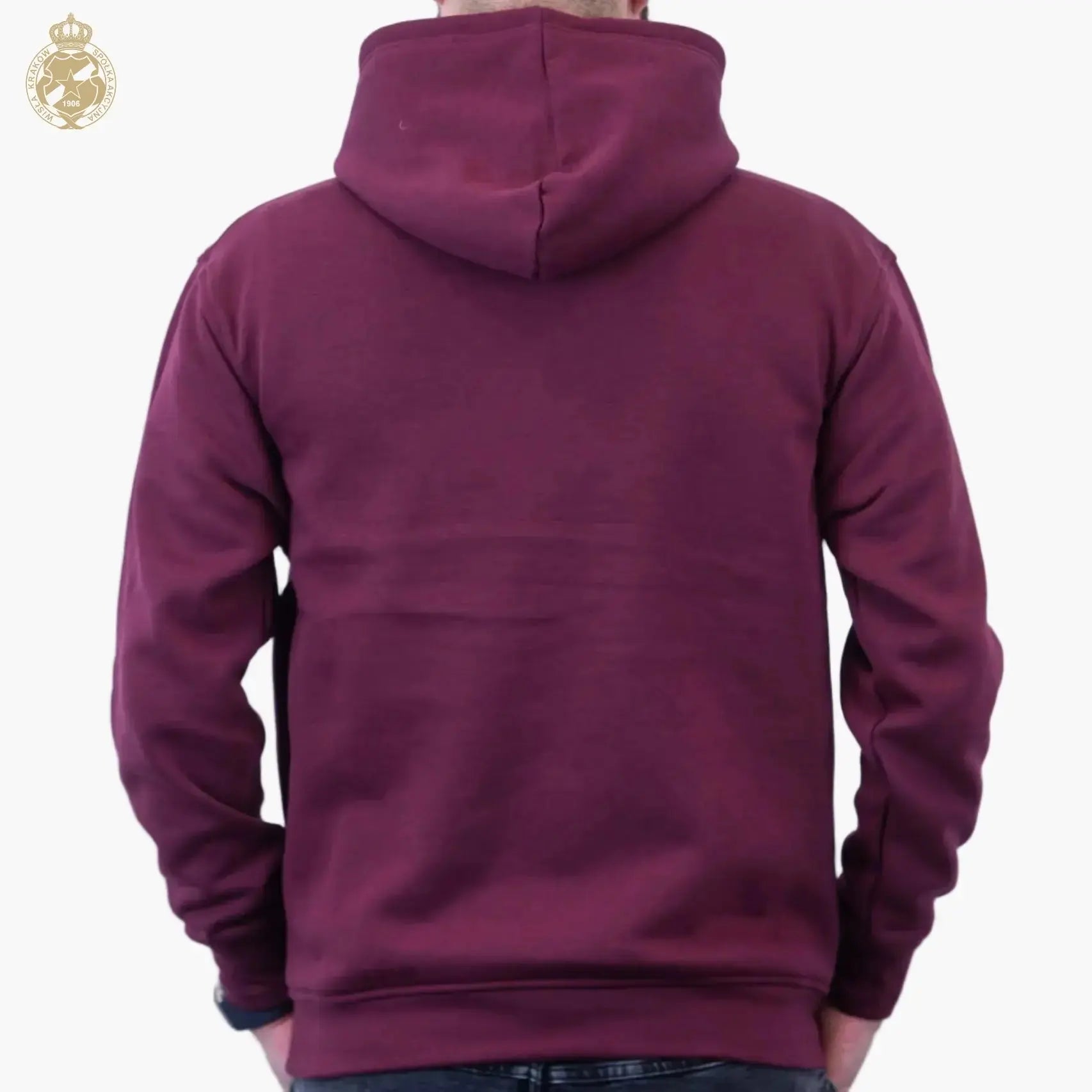 Bluza z kapturem TS- bordowa Official FanShop - TS Wisła Kraków SA