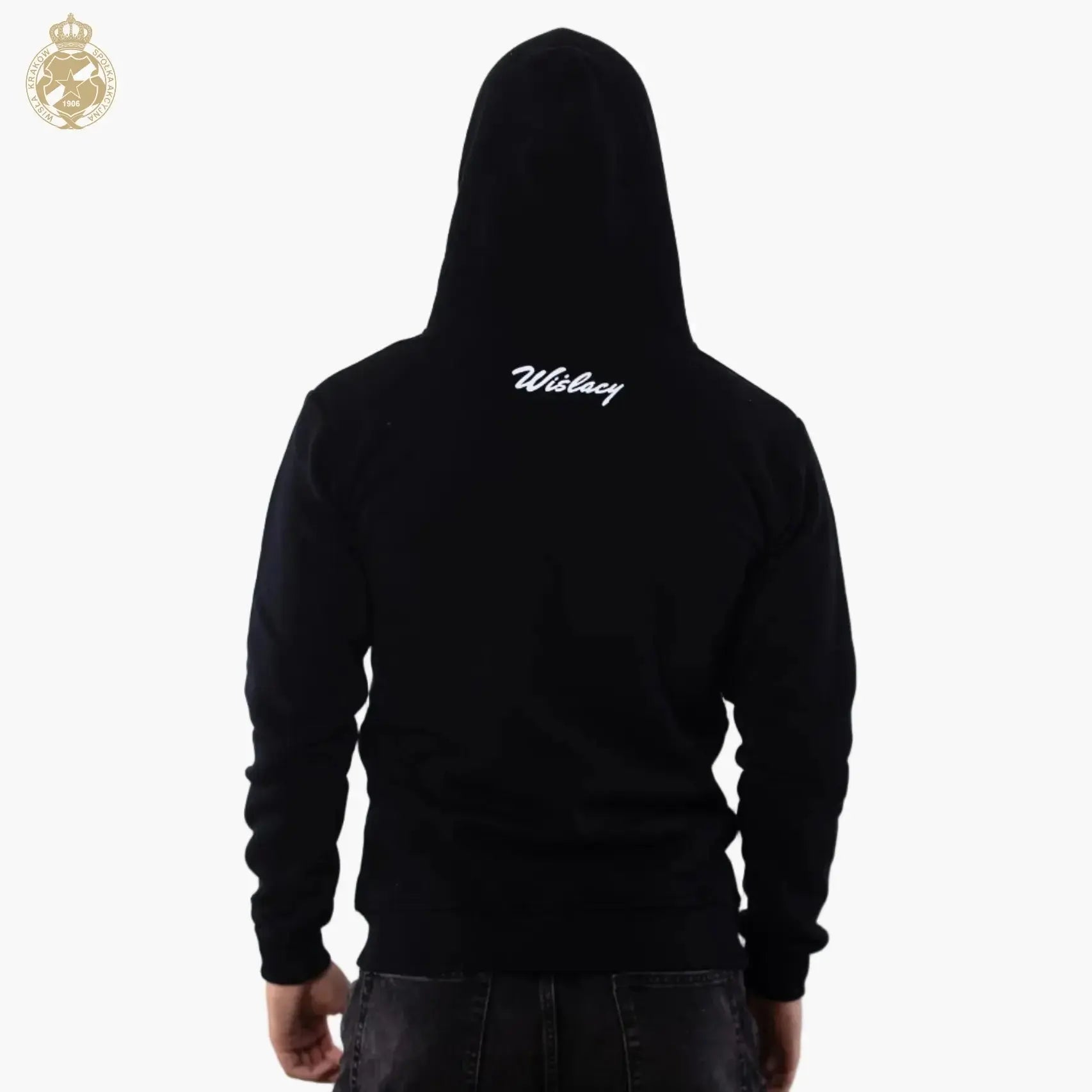 Bluza z kapturem "Wiślacy" - czarna Official FanShop - TS Wisła Kraków SA