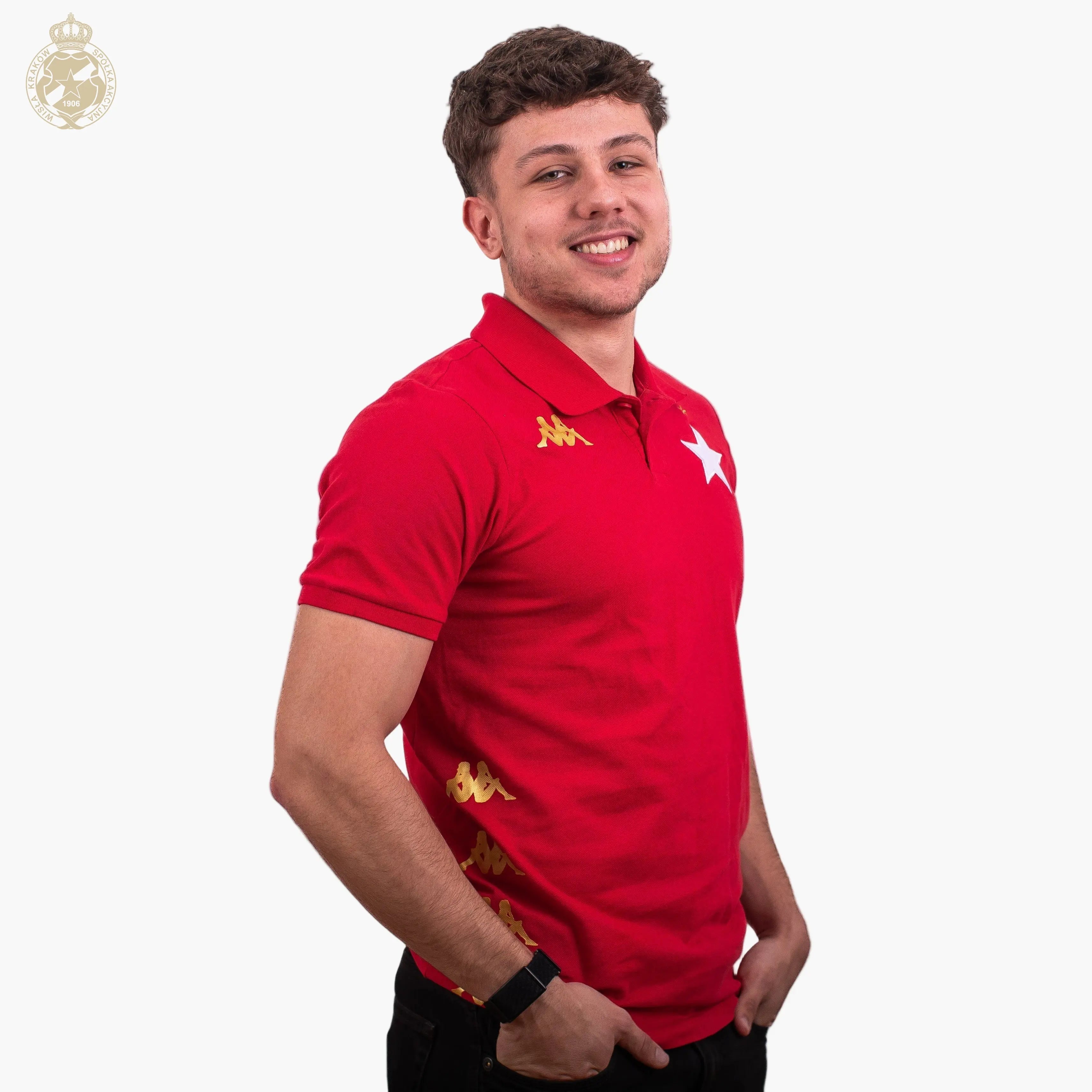 Kappa Polo GASTIO - czerwone Kappa