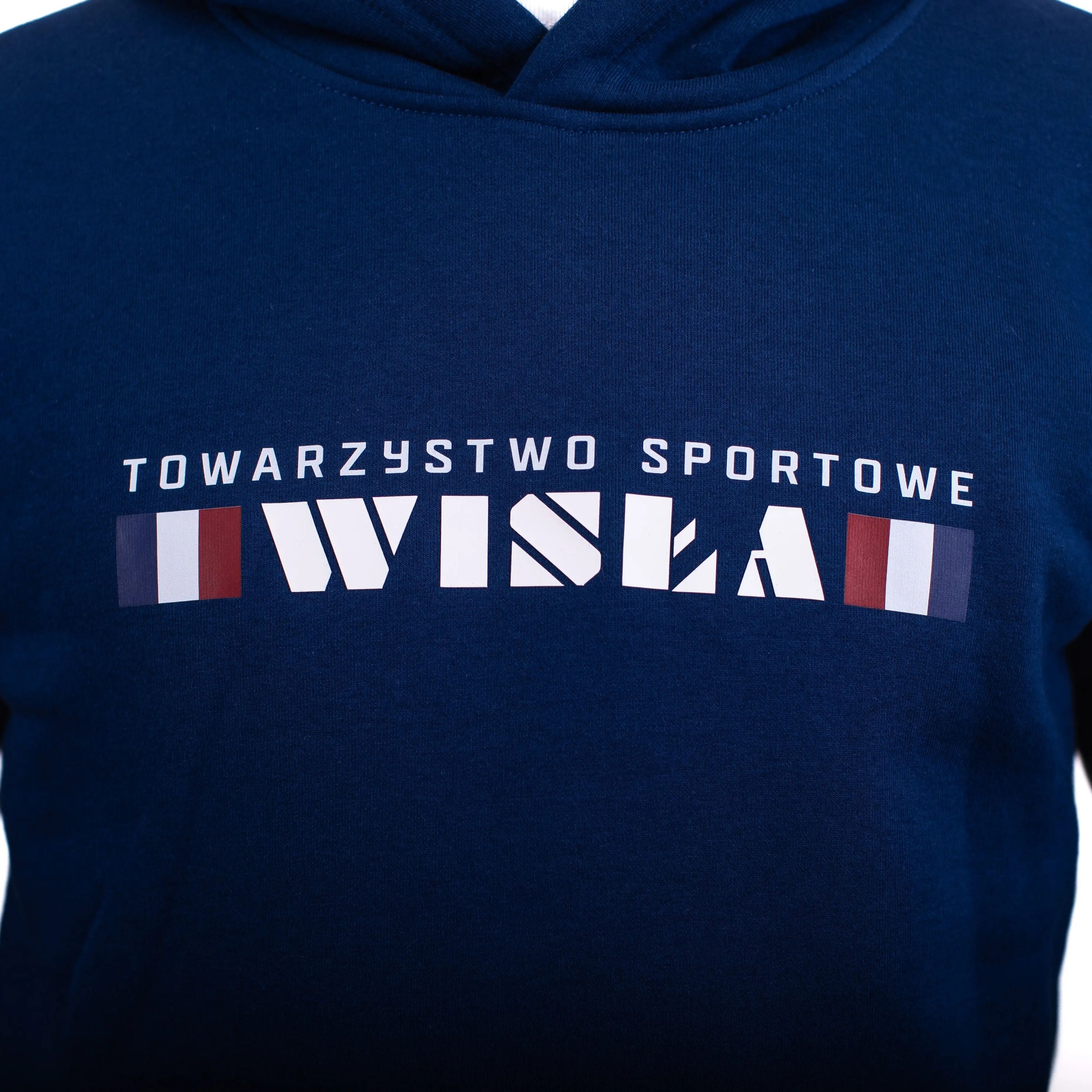 Bluza z kapturem TS - granatowa Official FanShop - TS Wisła Kraków SA