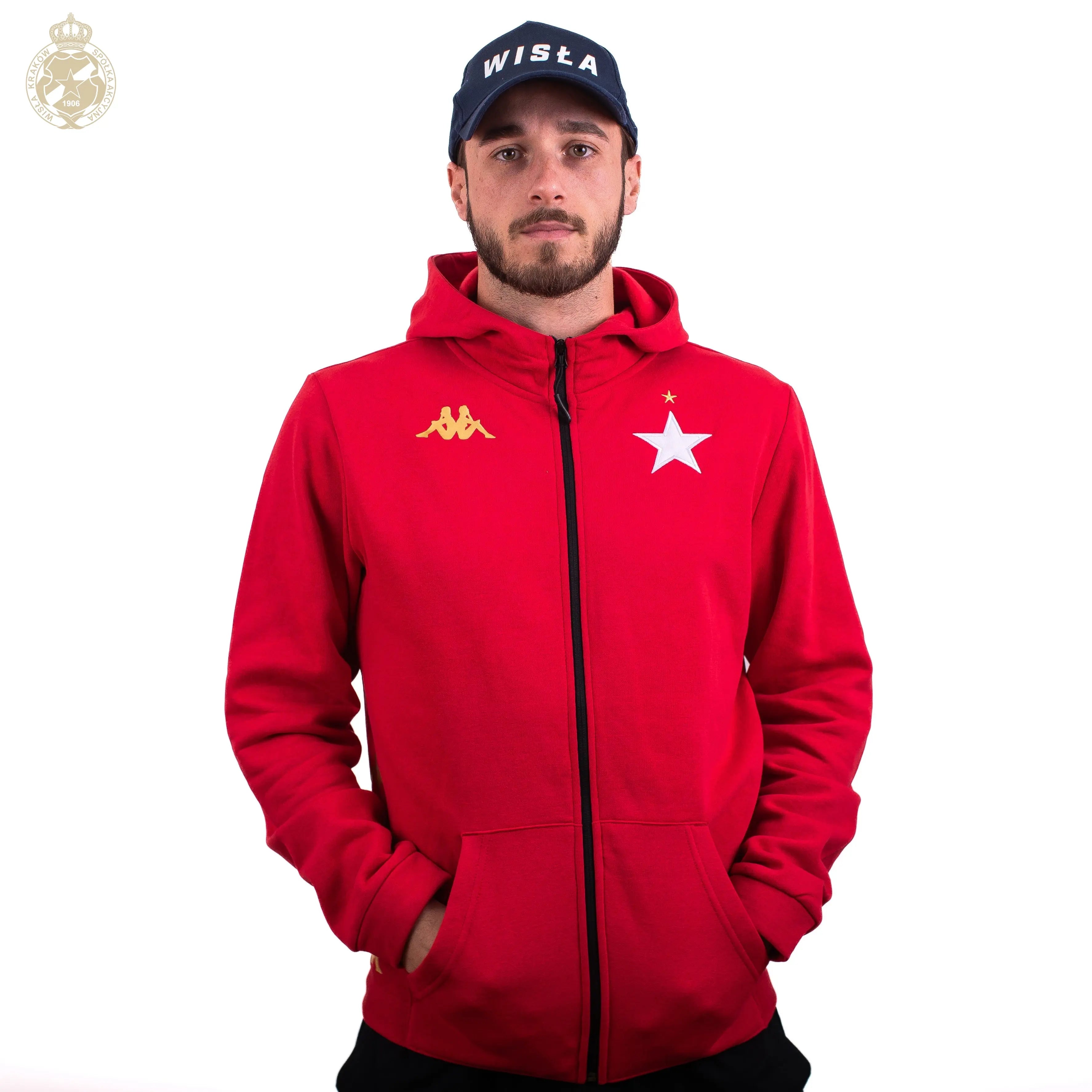 Kappa bluza treningowa GIORDIZI - czerwona Kappa