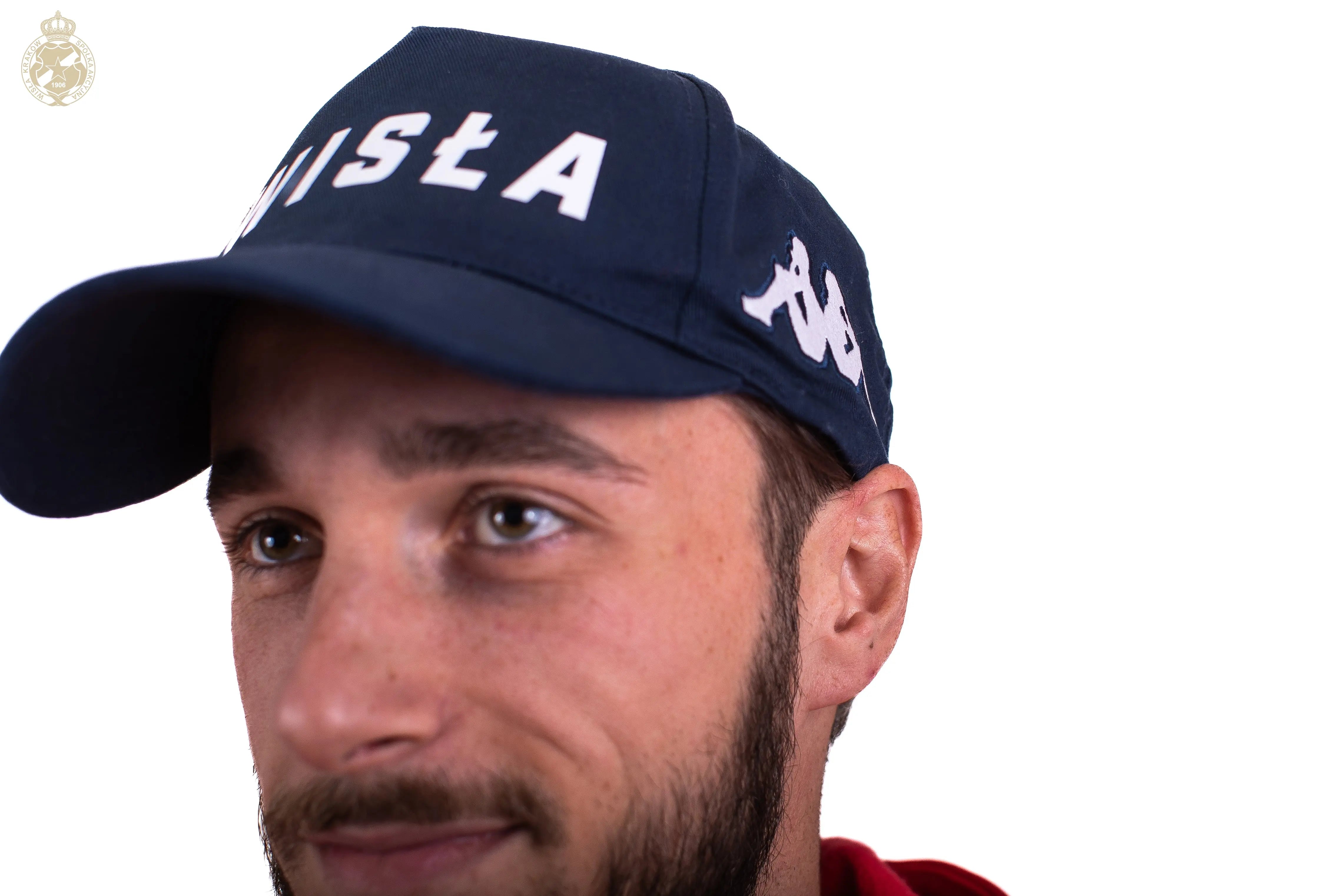 Kappa czapeczka z daszkiem BAPOV - granatowa TS Wisła Kraków SA