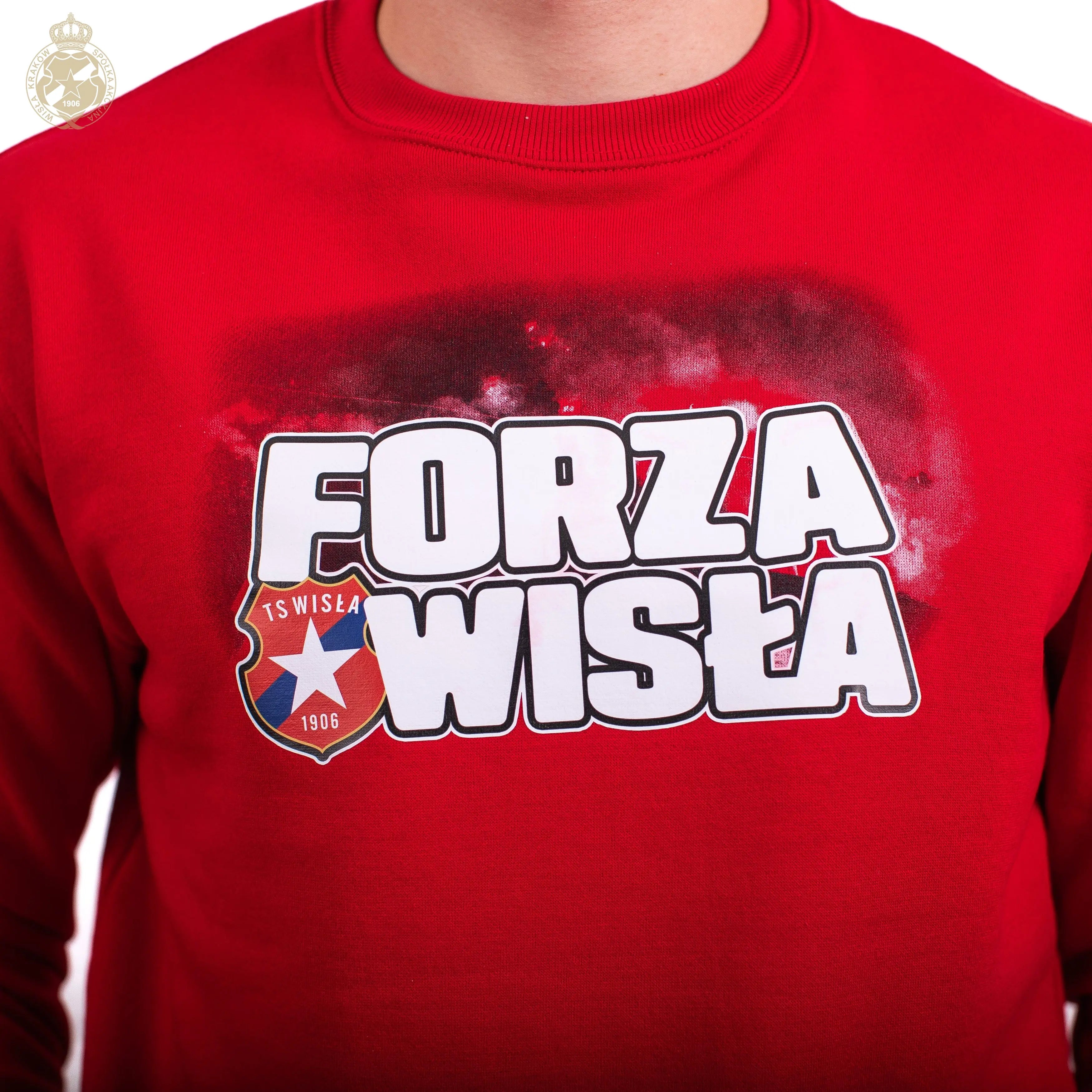 Bluza dziecięca Forza Wisła - czerwona Wisła Kraków Offical FanShop