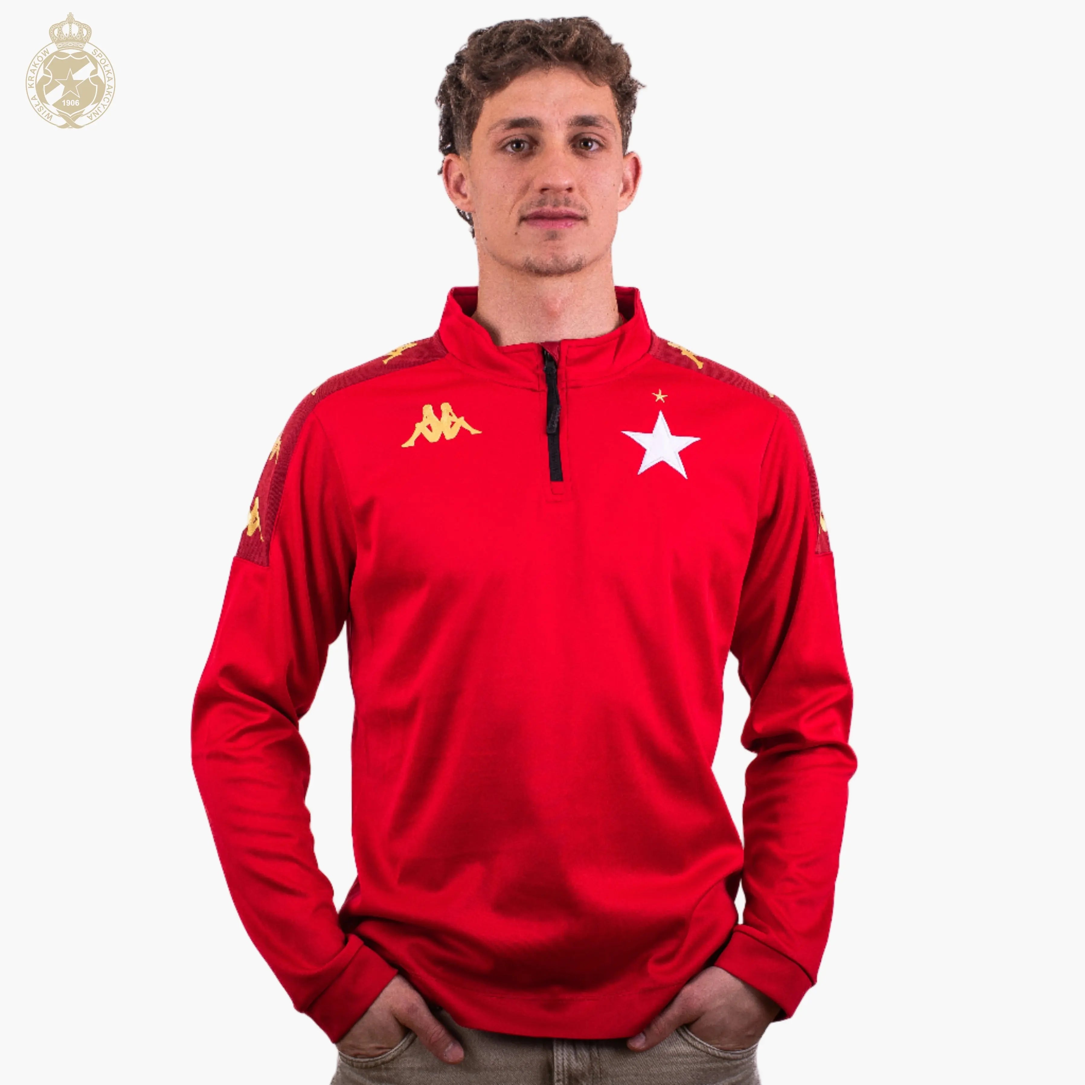 Kappa bluza treningowa GASSOLO - czerwona Kappa