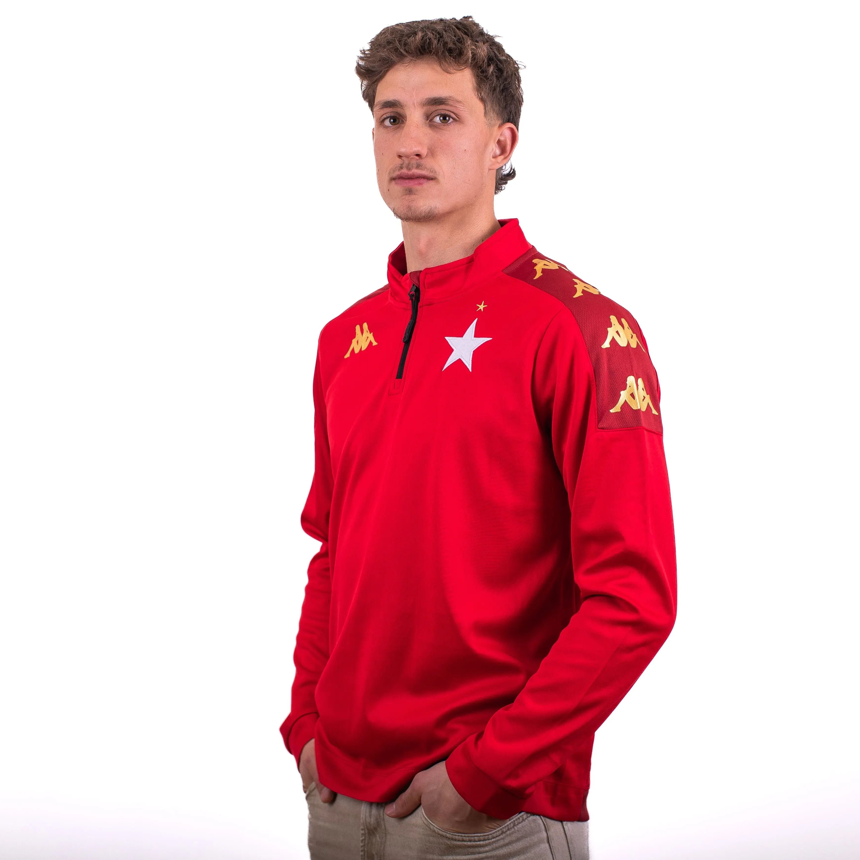 Kappa bluza treningowa GASSOLO - czerwona Kappa