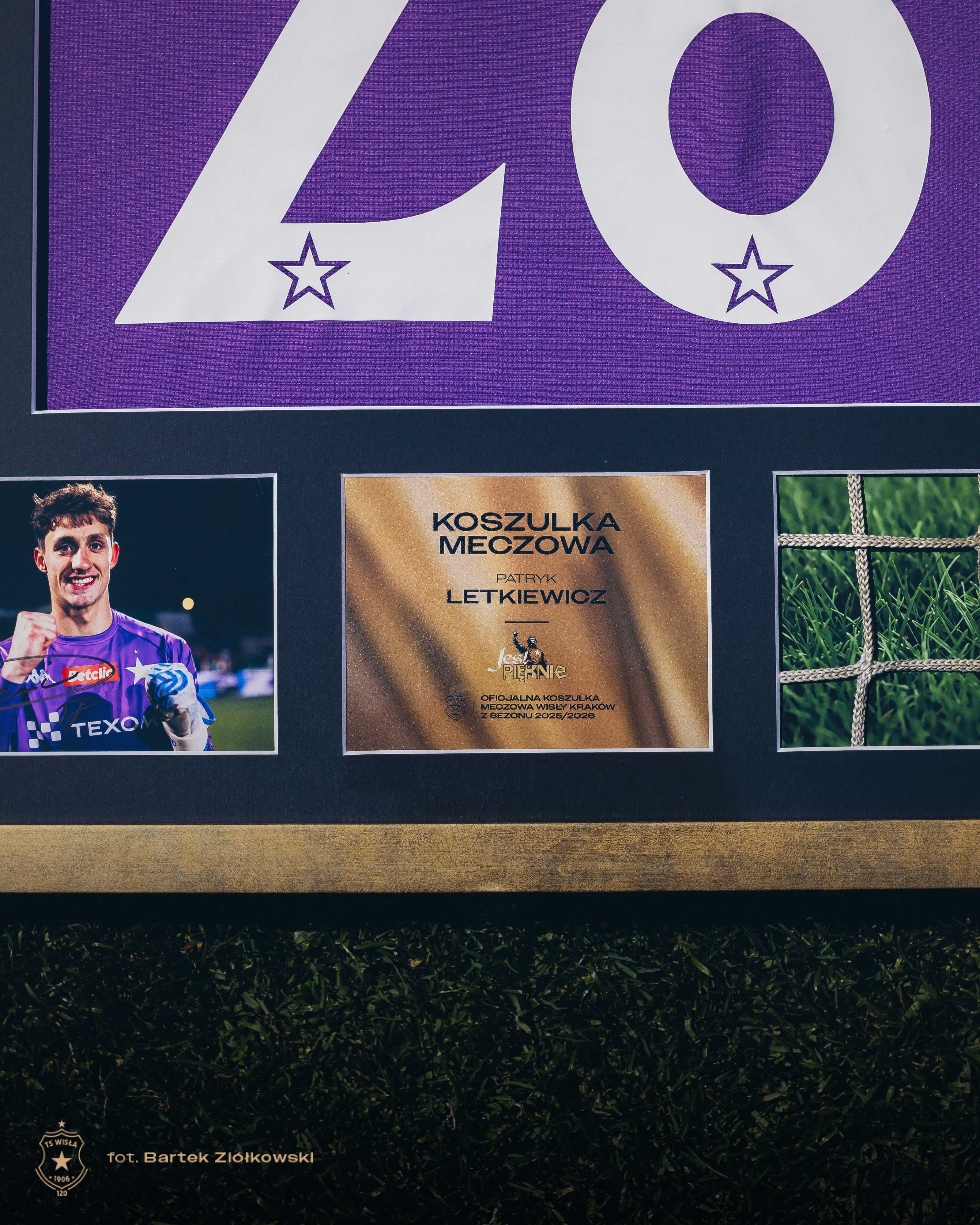 Licytacja: Rama kolekcjonerska – Patryk Letkiewicz #28 | Wisła Kraków - Official FanShop - TS Wisła Kraków SA