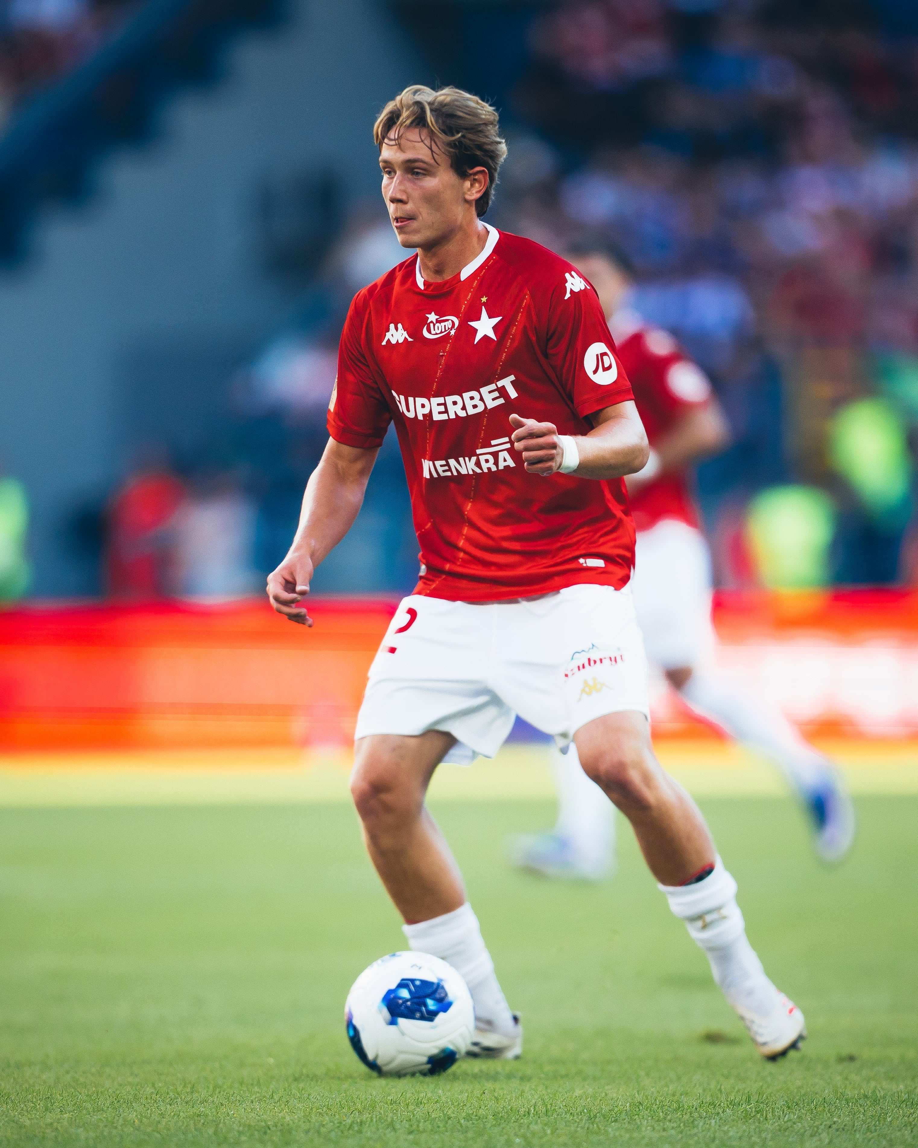 MATCH WORN | Wisła Kraków – Wieczysta | Jakub Krzyżanowski | Krakoski mecz - TS Wisła Kraków 1906 - Przestrzeń Białej Gwiazdy
