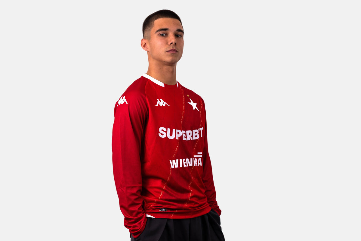 Kappa koszulka meczowa 26/27 LS - czerwona - TS Wisła Kraków 1906 - Przestrzeń Białej Gwiazdy