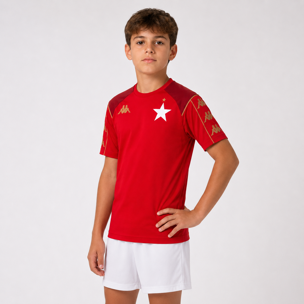 Kappa koszulka MAVIO - junior czerwona - Kappa