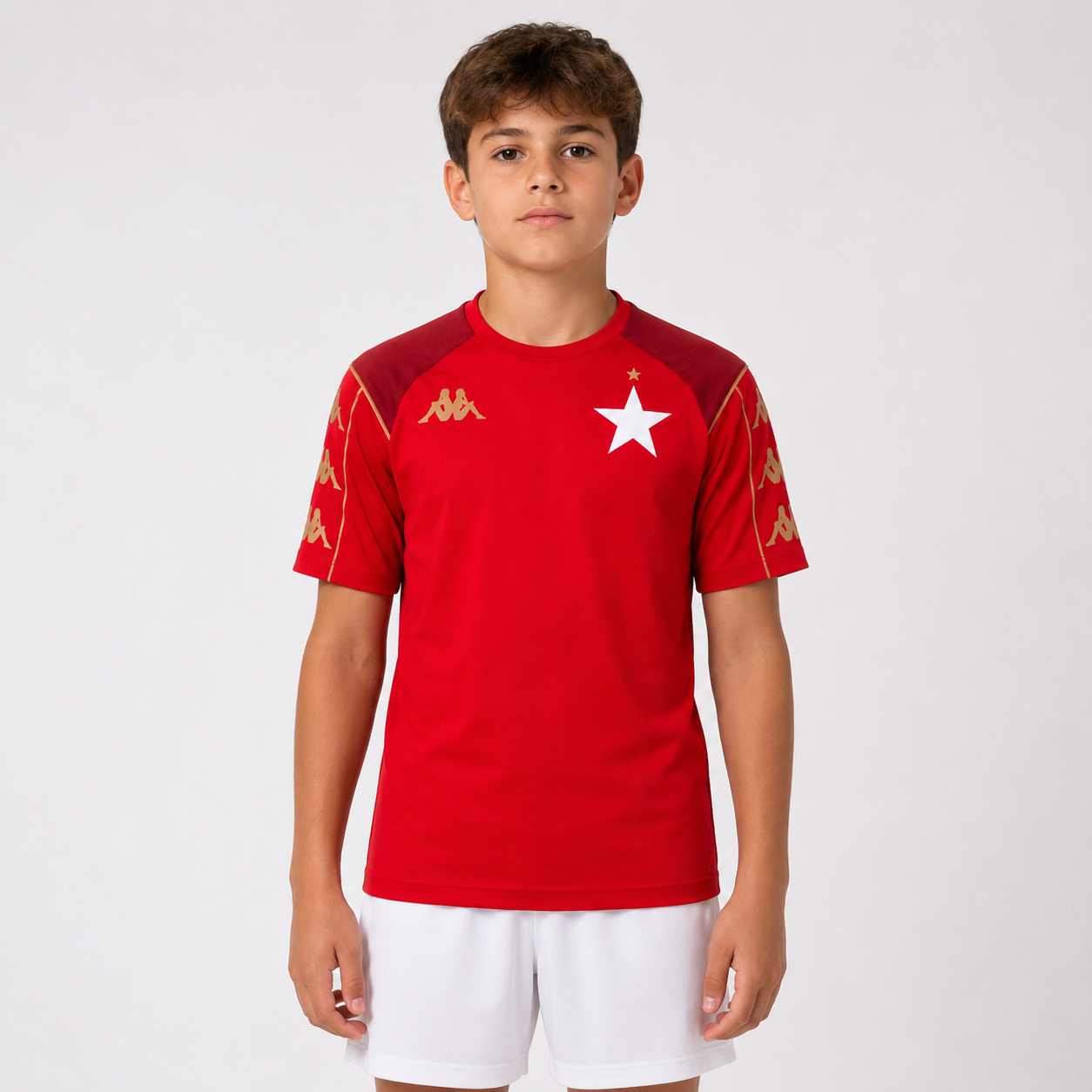 Kappa koszulka MAVIO - junior czerwona - Kappa