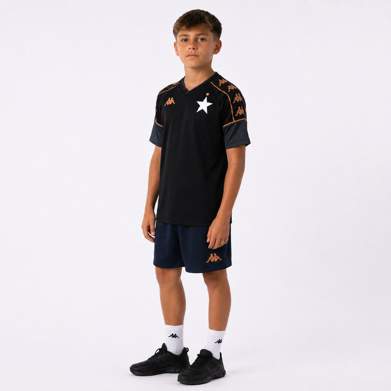 Kappa koszulka treningowa MIANTO - junior czarna - Kappa