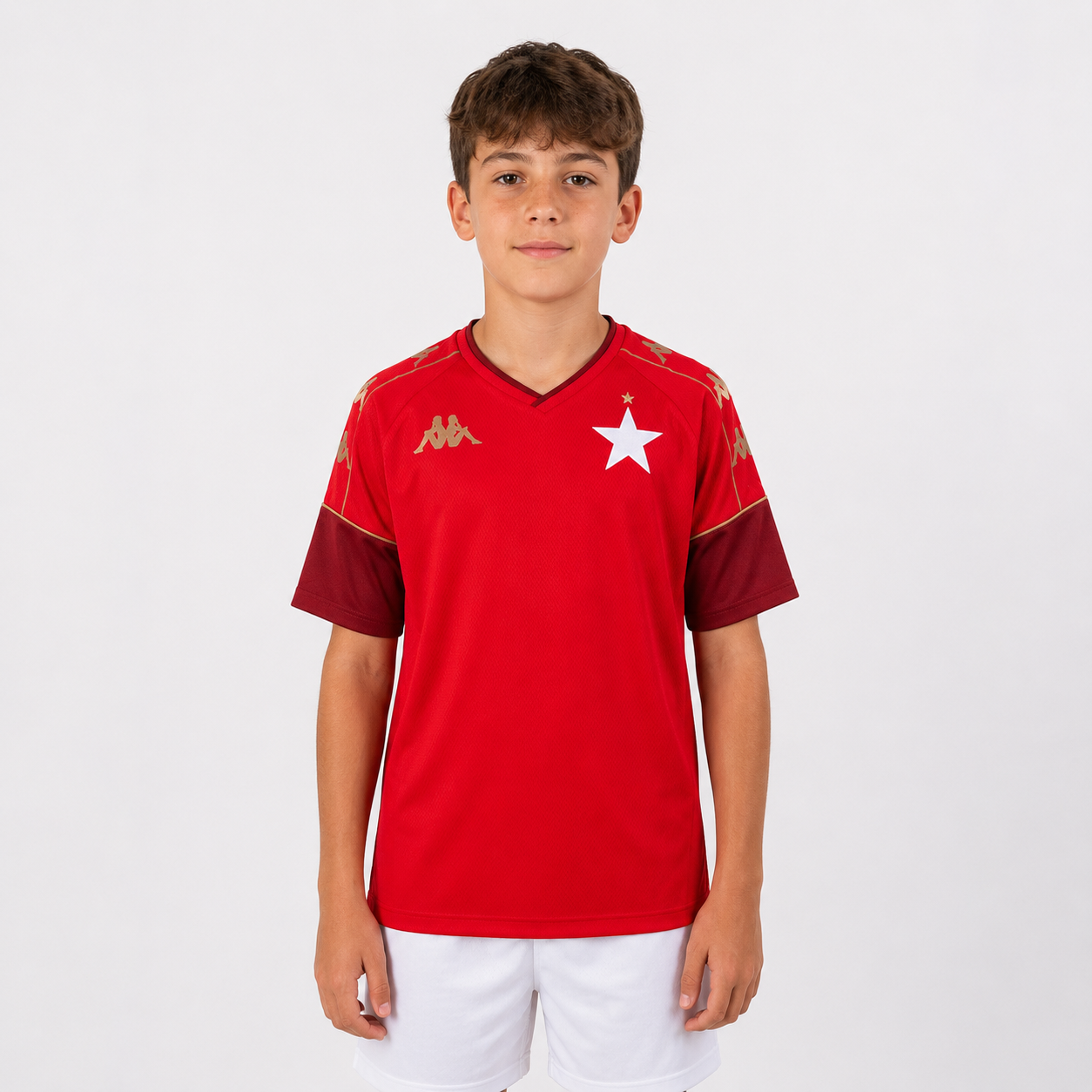 Kappa koszulka treningowa MIANTO - junior czerwona - Kappa
