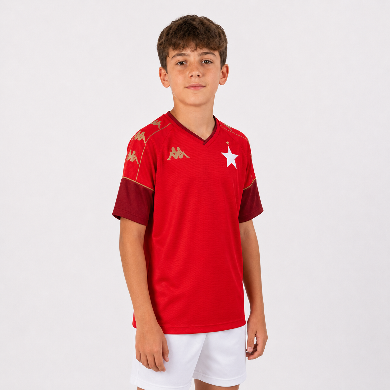 Kappa koszulka treningowa MIANTO - junior czerwona - Kappa