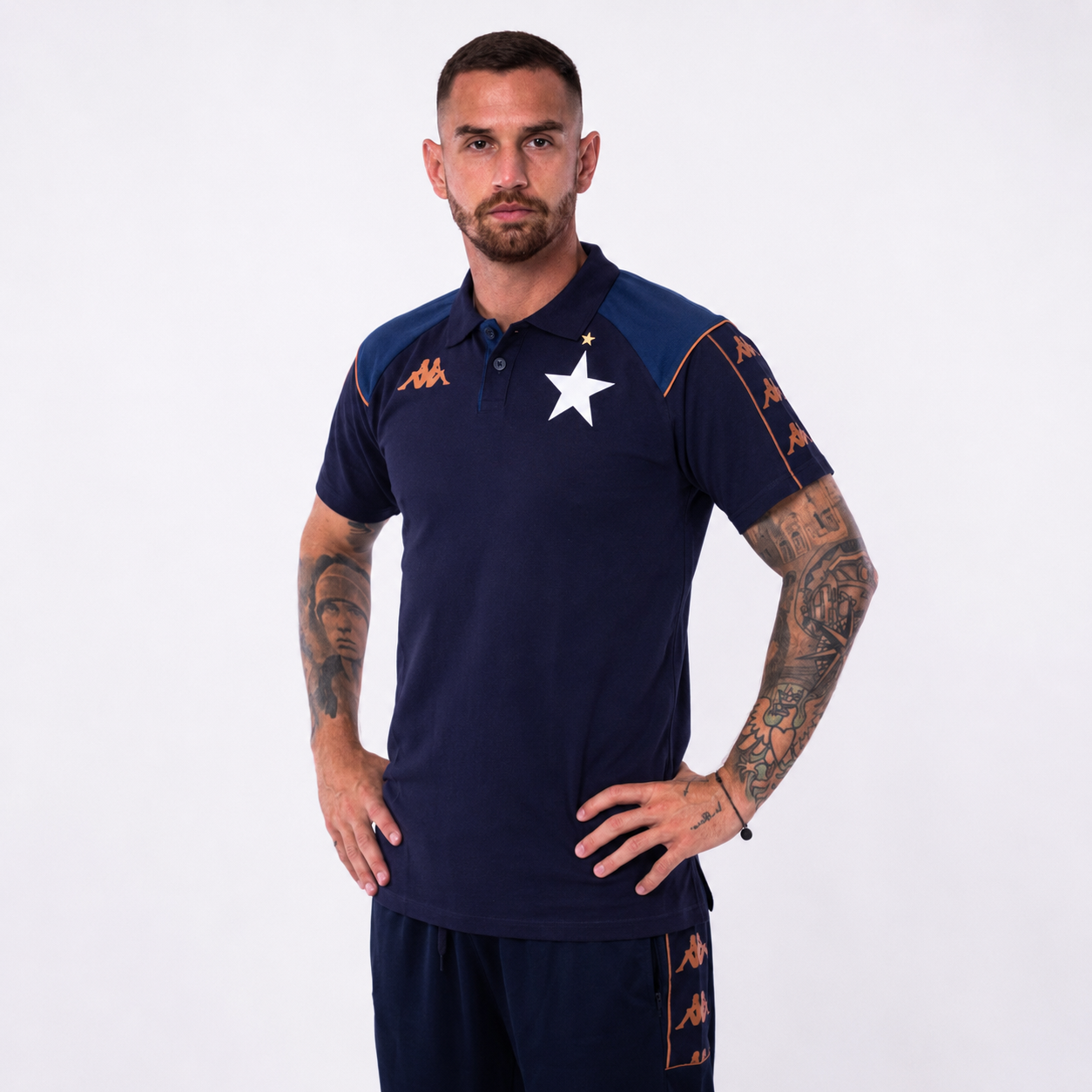 Kappa koszulka Polo MASTIO - granatowa - Kappa