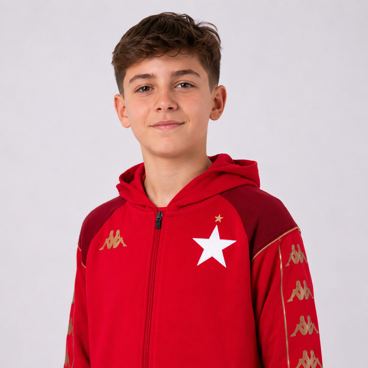 Kappa bluza MIORDIZI - junior czerwona - Kappa