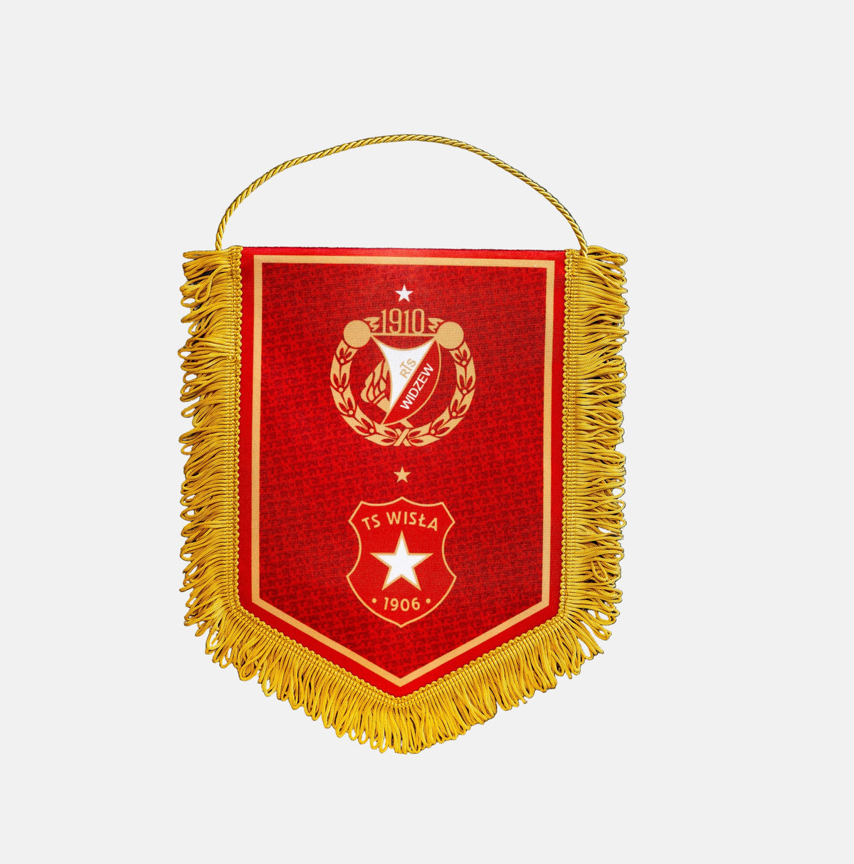 Proporczyk Widzew Wisła - TS Wisła Kraków 1906 - Przestrzeń Białej Gwiazdy