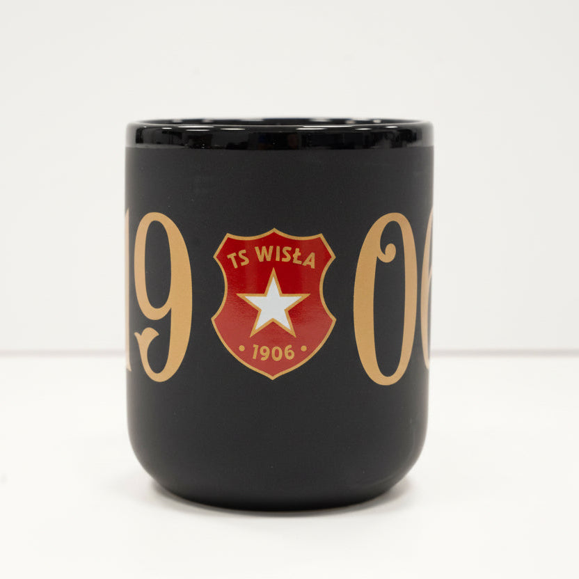 Kubek Grand 1906 - czarny - TS Wisła Kraków 1906 - Przestrzeń Białej Gwiazdy
