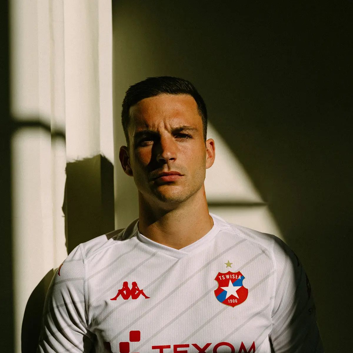 Koszulka meczowa Kappa 2025/26 — wyjazdowa (biała) Official FanShop - TS Wisła Kraków SA