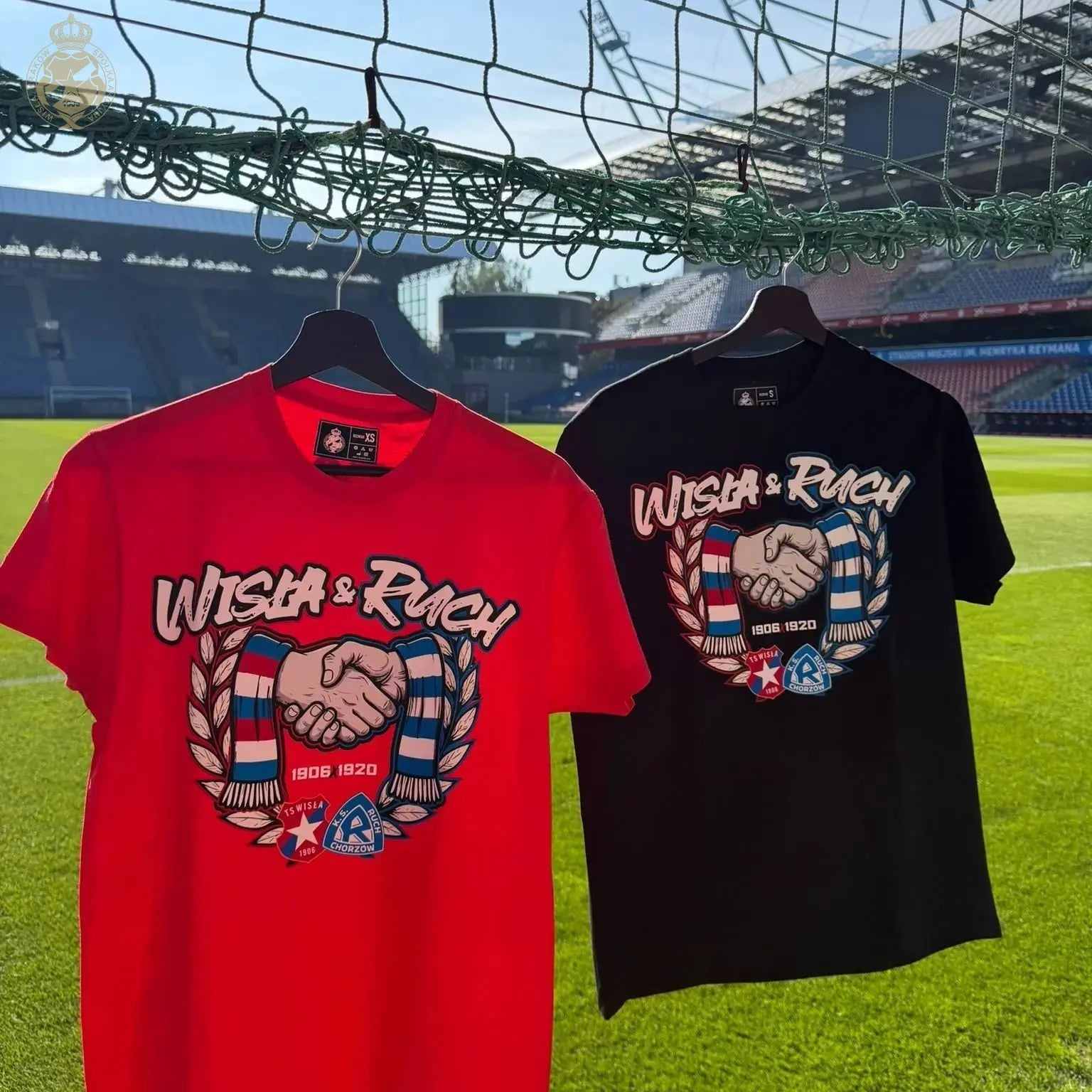 T-shirt Wisła i Ruch 2025 - czarny Official FanShop - TS Wisła Kraków SA
