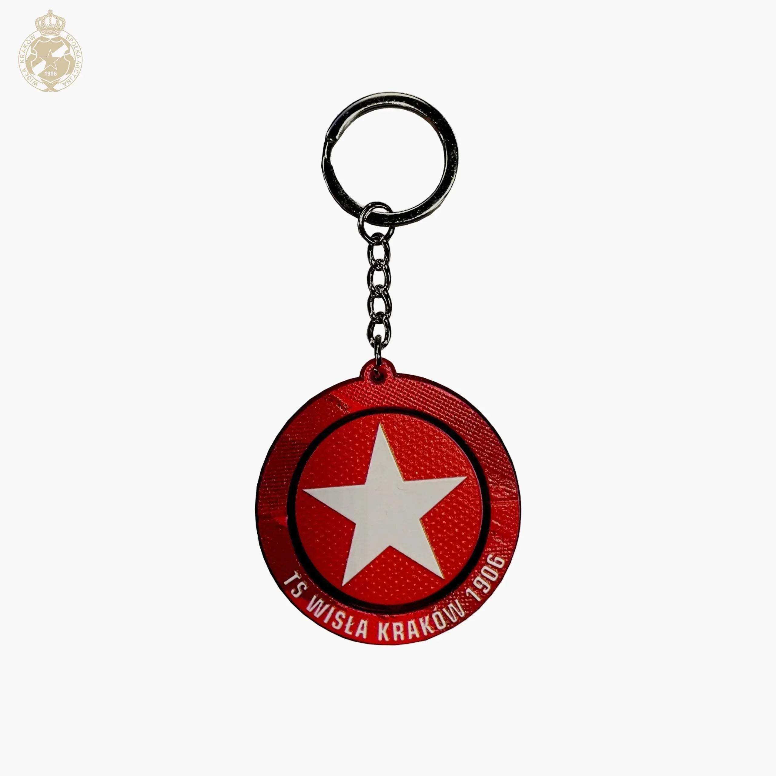 Breloczek obrotowy Biała Gwiazda Official FanShop - TS Wisła Kraków SA