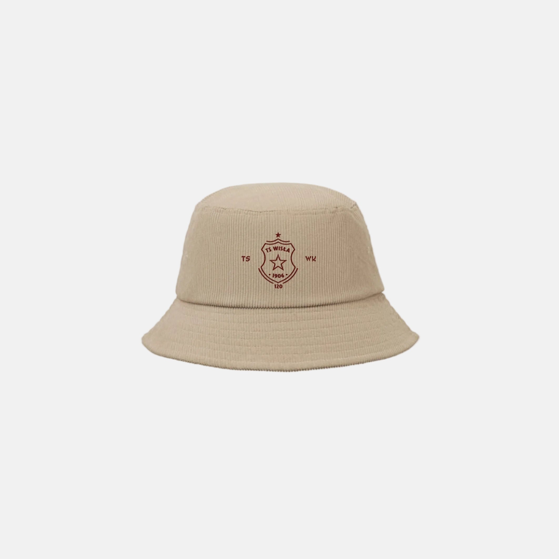 Kapelusz Herb 120 lat-beżowy - Official FanShop - TS Wisła Kraków SA