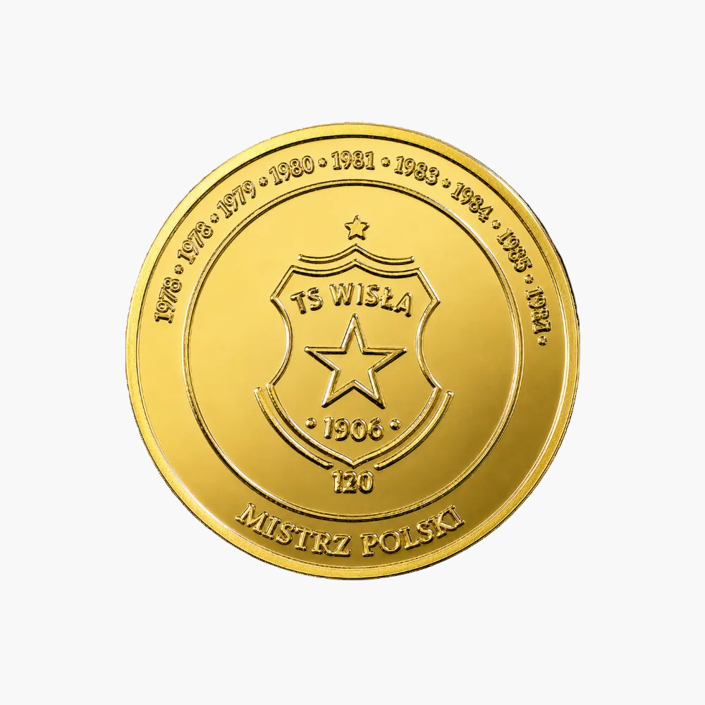 Medal pamiątkowy - kolekcja Kibica 120-lecie - Official FanShop - TS Wisła Kraków SA