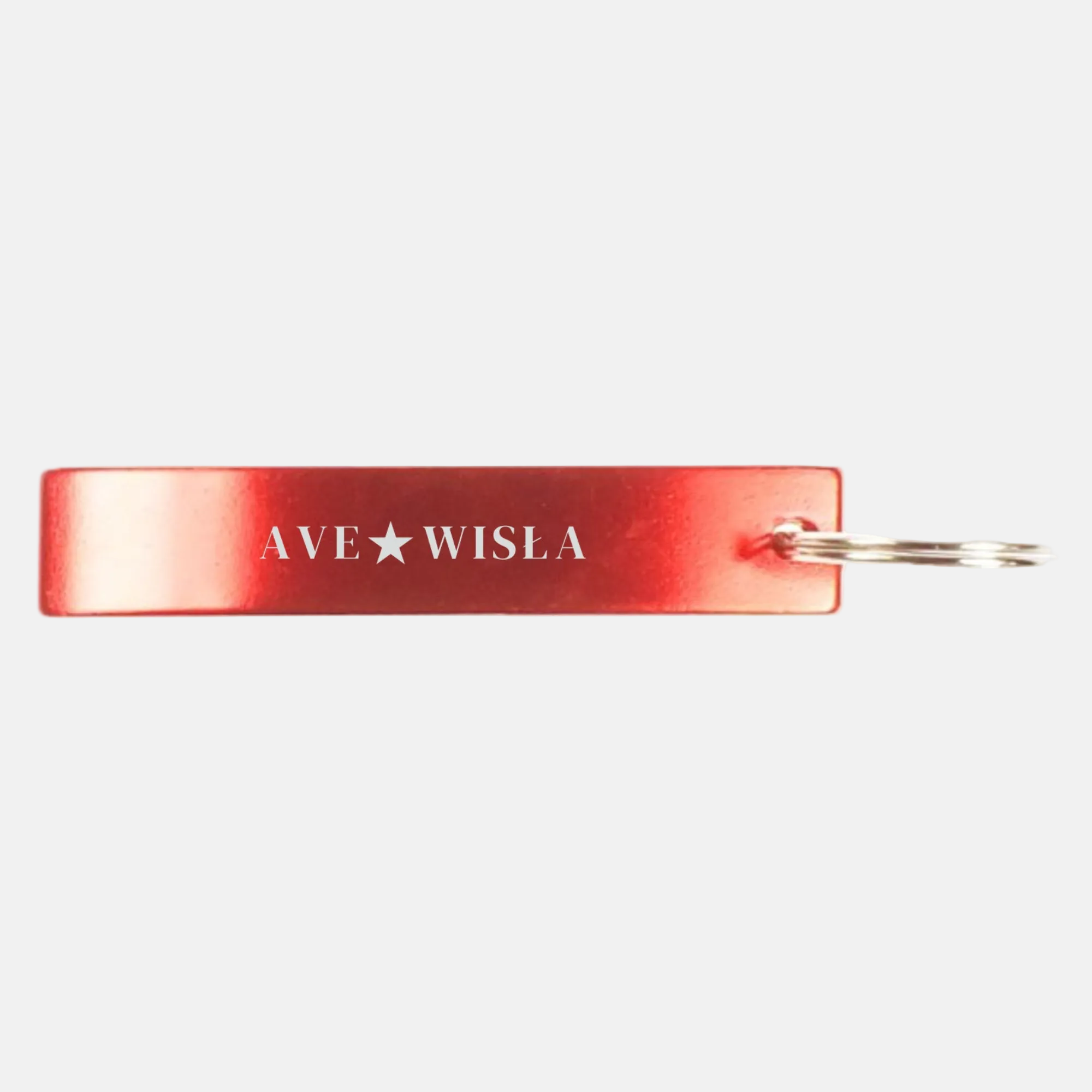 Brelok otwieracz AVE WISŁA - czerwony - Official FanShop - TS Wisła Kraków SA