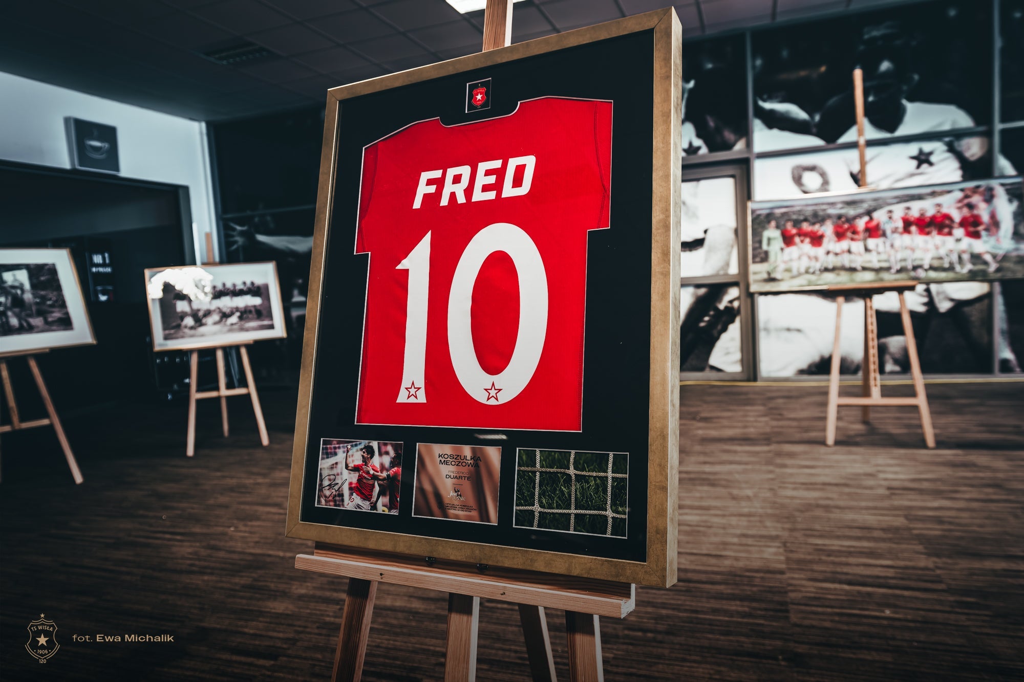Rama kolekcjonerska – Frederico Duarte #10 (czerwona) | Wisła Kraków - Official FanShop - TS Wisła Kraków SA