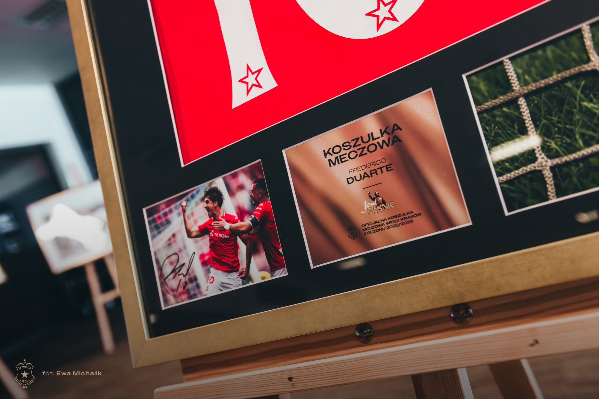 Rama kolekcjonerska – Frederico Duarte #10 (czerwona) | Wisła Kraków - Official FanShop - TS Wisła Kraków SA