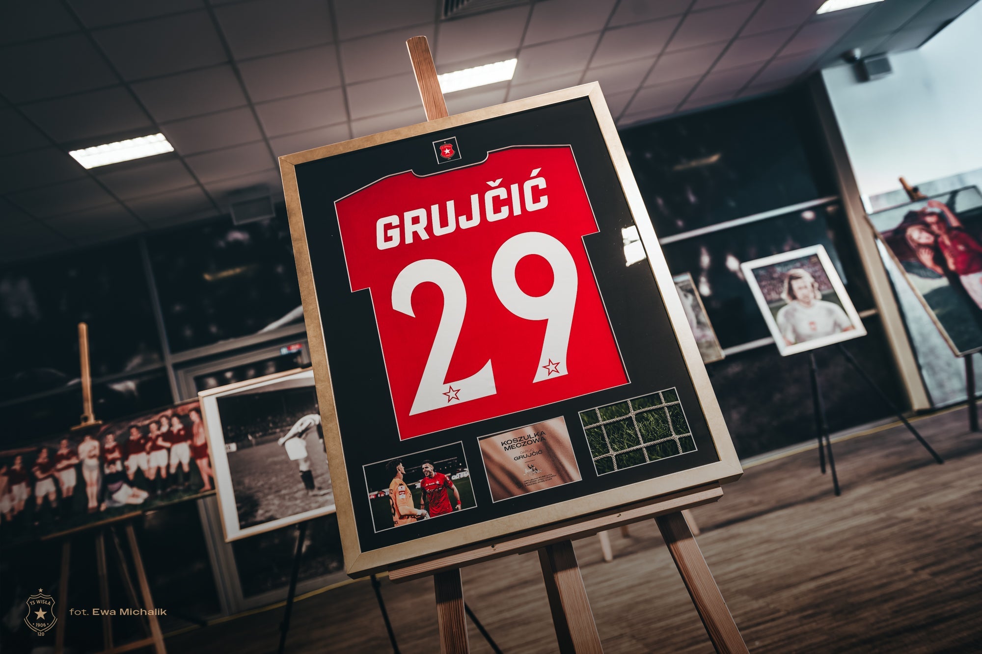 Rama kolekcjonerska – Darijo Grujcić #29 | Wisła Kraków - Official FanShop - TS Wisła Kraków SA