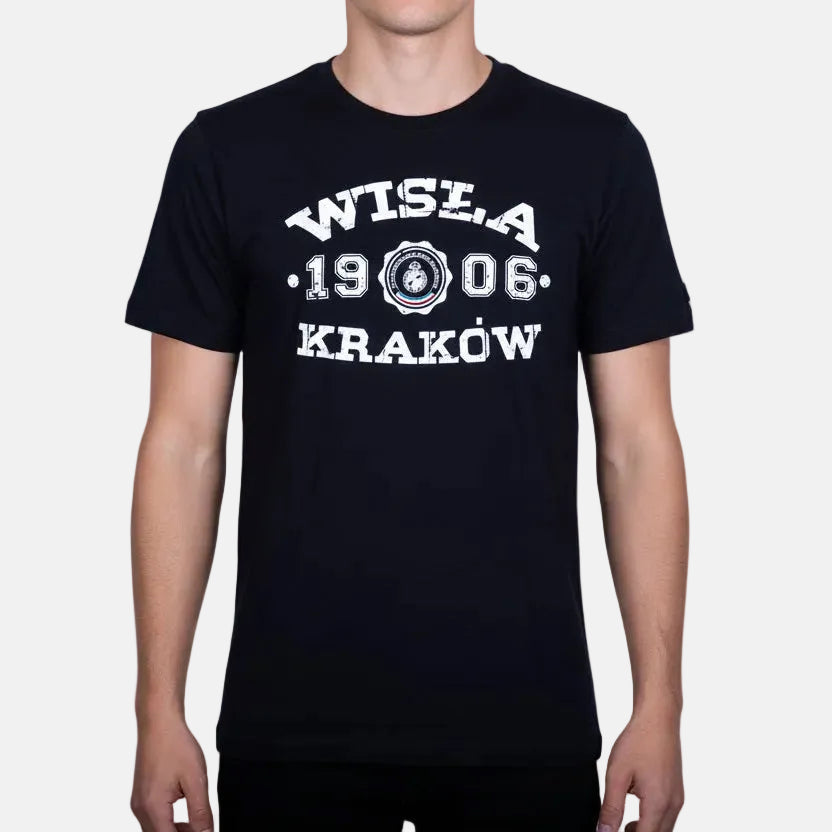 T-shirt College - czarny - Wisła Kraków Offical FanShop